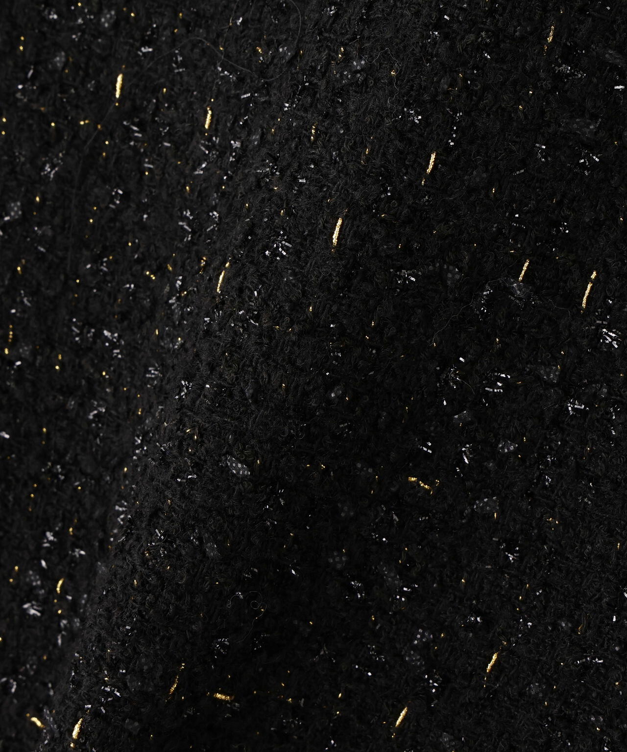 DankeSchon/ダンケシェーン/CHAIN EMBROIDERY TWEED JACKET