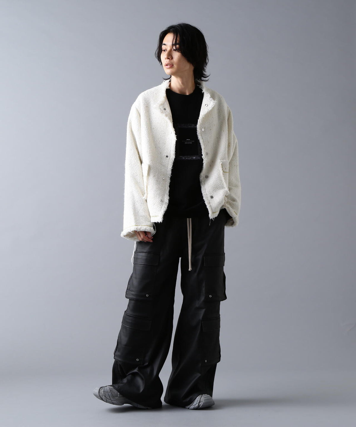 DankeSchon/ダンケシェーン/CHAIN EMBROIDERY TWEED JACKET