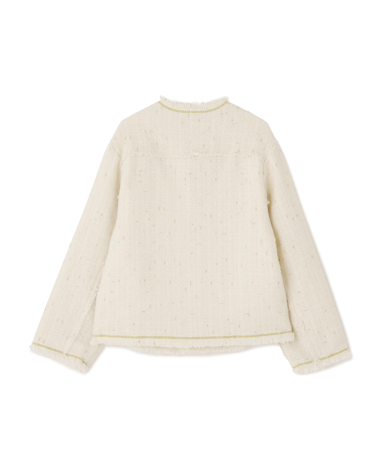 DankeSchon/ダンケシェーン/CHAIN EMBROIDERY TWEED JACKET