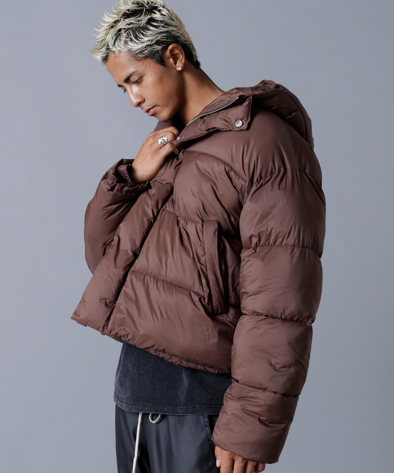 DankeSchon/ダンケシェーン/高密度NYLON HOODED BLOUSON