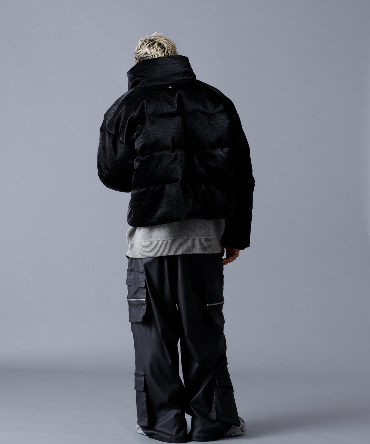 DankeSchon/ダンケシェーン/PU SHORT BLOUSON CROCODILE