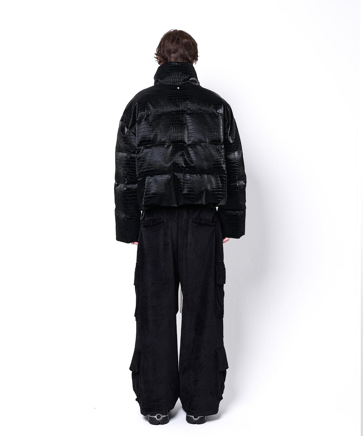 DankeSchon/ダンケシェーン/PU SHORT BLOUSON CROCODILE