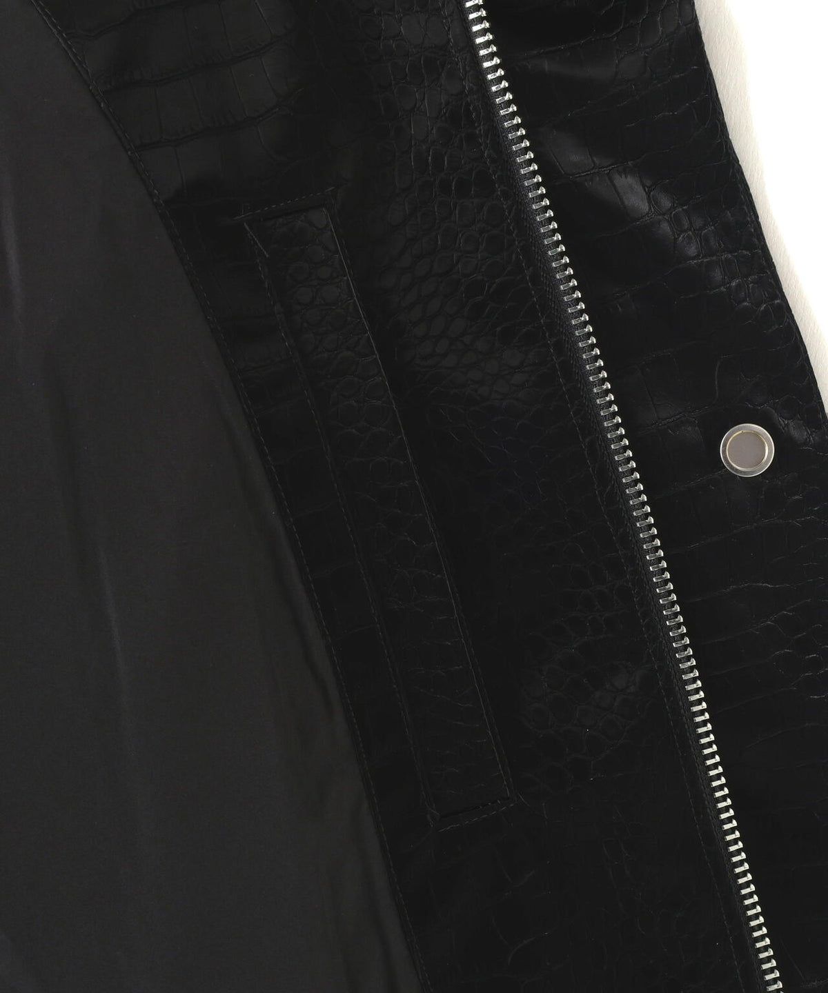DankeSchon/ダンケシェーン/PU SHORT BLOUSON CROCODILE