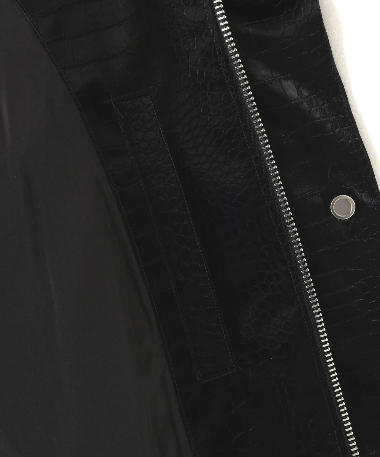 DankeSchon/ダンケシェーン/PU SHORT BLOUSON CROCODILE