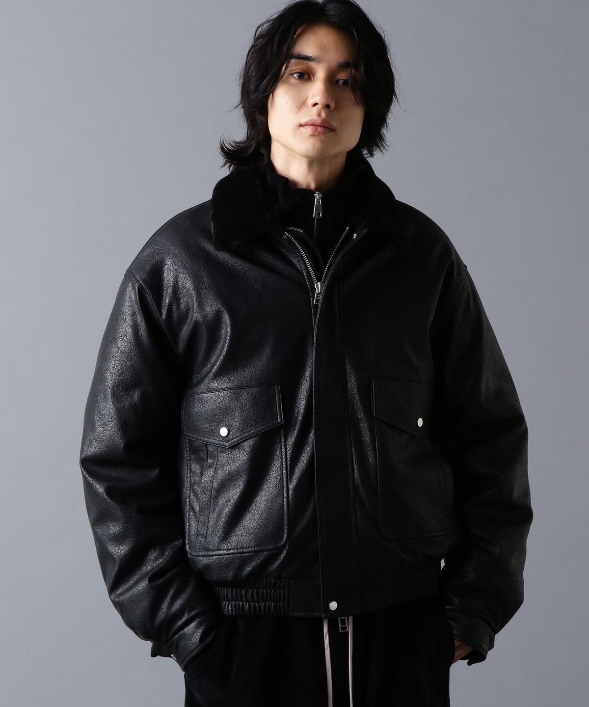 DankeSchon/ダンケシェーン/PULEATHER A2 BLOUSON