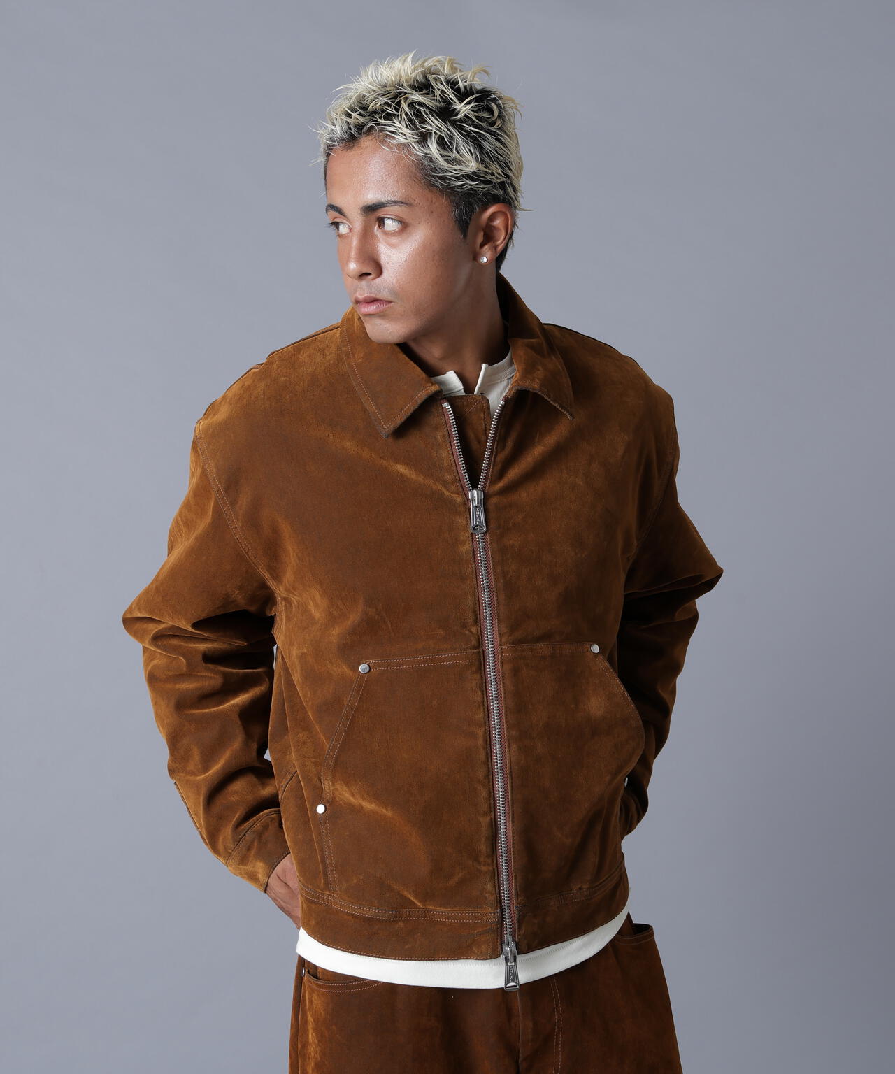 DankeSchon/ダンケシェーン/FLOCKY DENIM QUILT JACKET