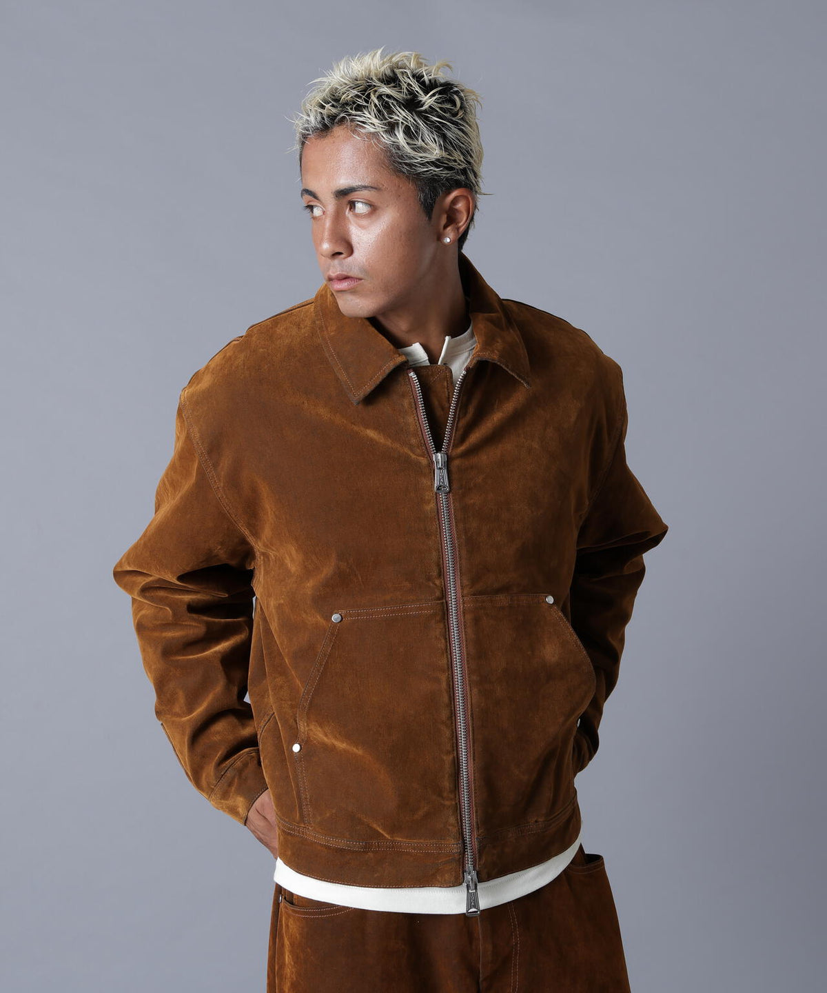 DankeSchon/ダンケシェーン/FLOCKY DENIM QUILT JACKET