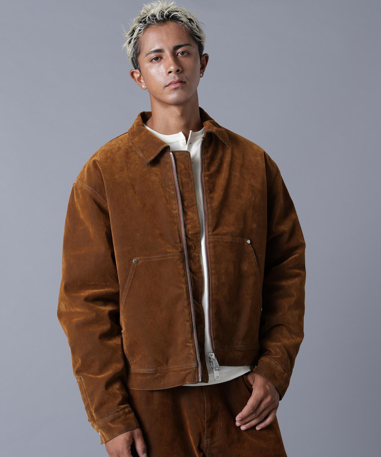 DankeSchon/ダンケシェーン/FLOCKY DENIM QUILT JACKET