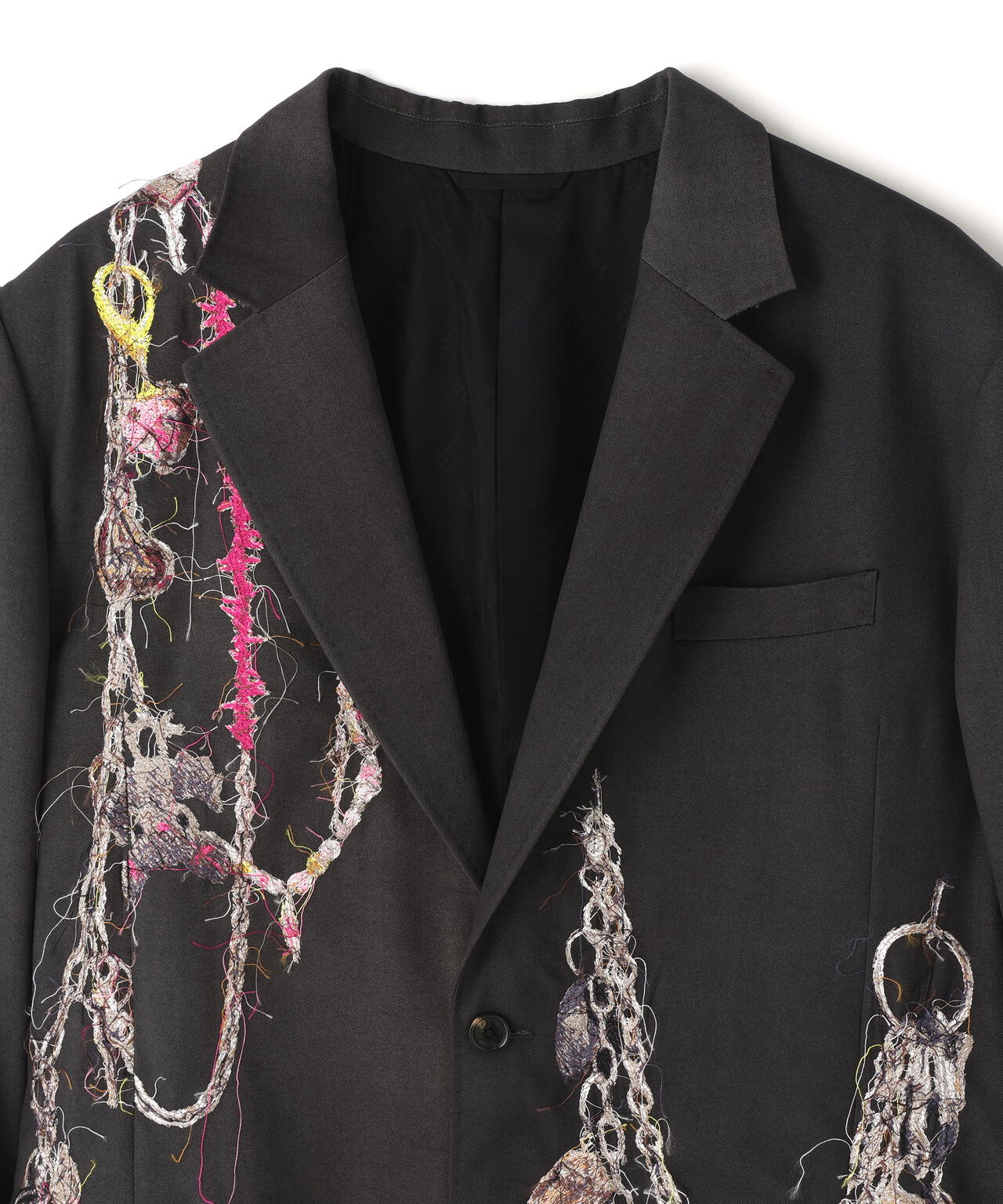 doublet/ダブレット/EMBROIDERED CHAIN TAILORED JACKET