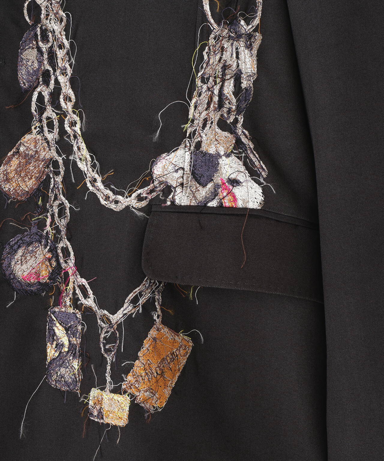 doublet/ダブレット/EMBROIDERED CHAIN TAILORED JACKET