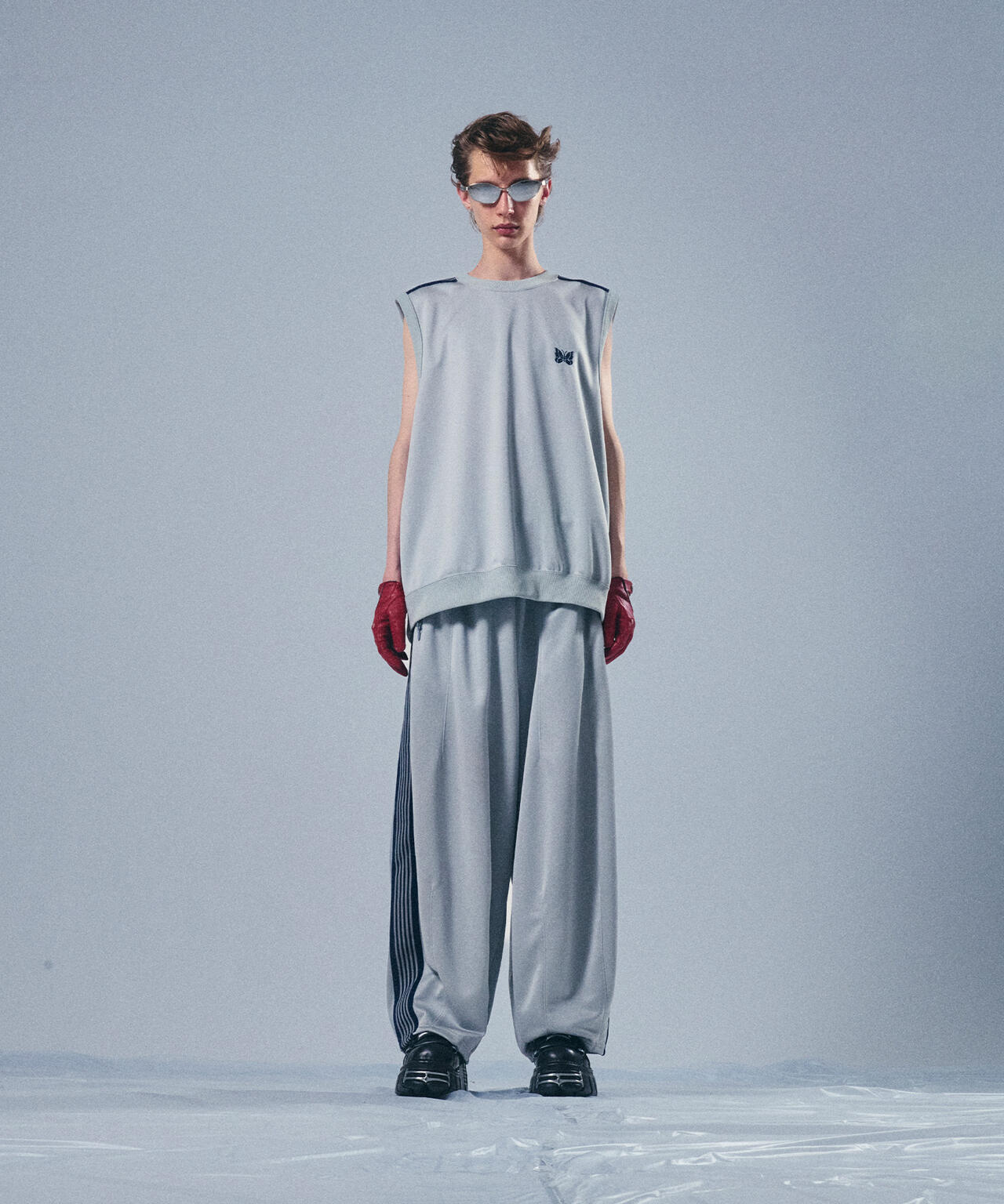 NEEDLES/ニードルズ/【LHP EXCLUSIVE】TRACK CREW NECK