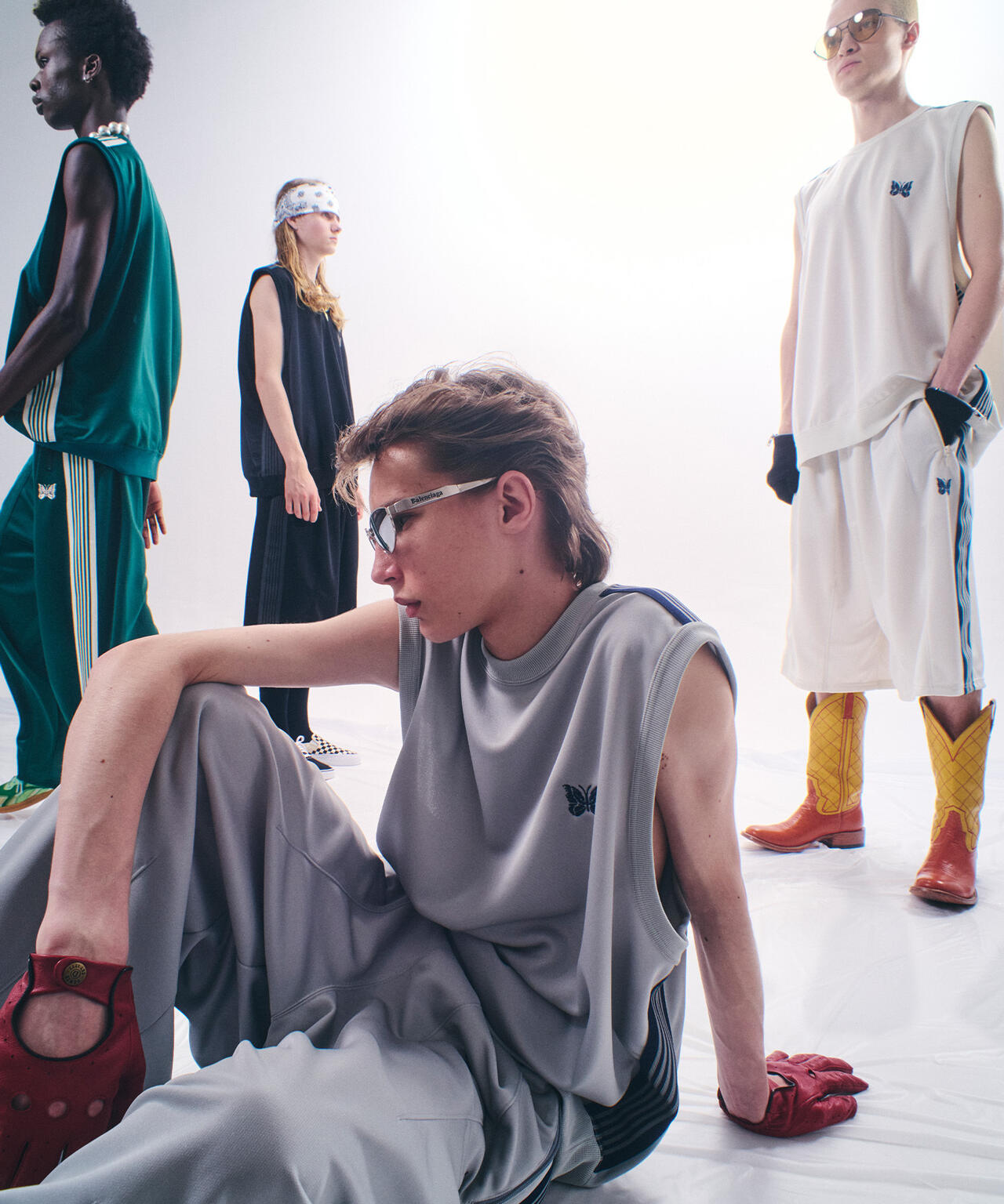 NEEDLES/ニードルズ/【LHP EXCLUSIVE】TRACK CREW NECK