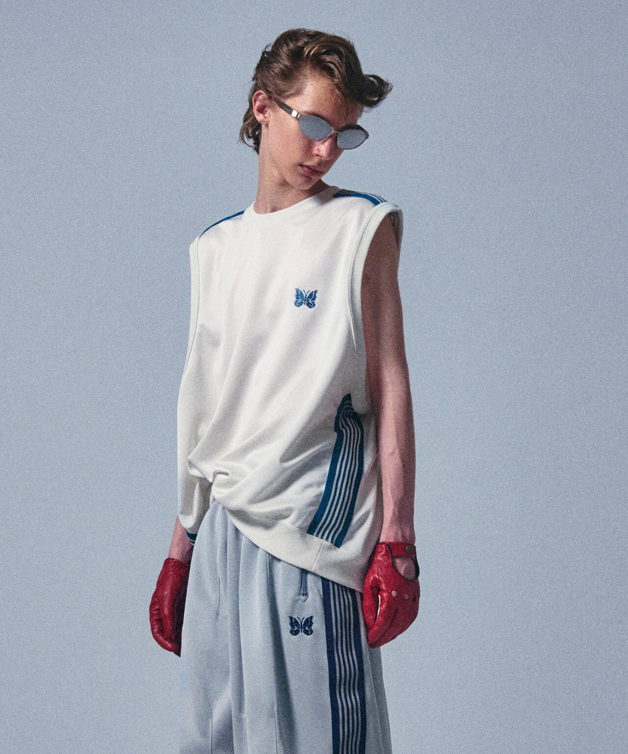 NEEDLES/ニードルズ/【LHP EXCLUSIVE】TRACK CREW NECK