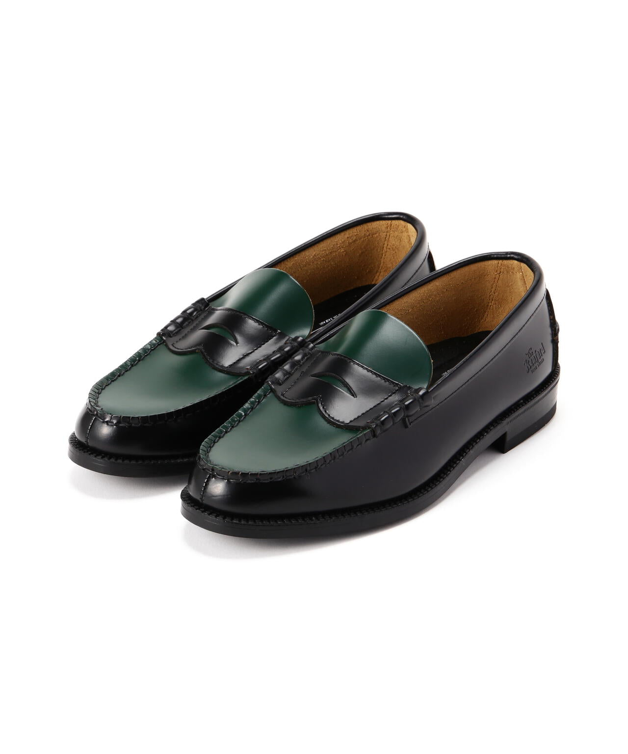 The Kenford Fineshoes/ケンフォードファインシューズ/COIN LOAFERS BLACK×GREEN