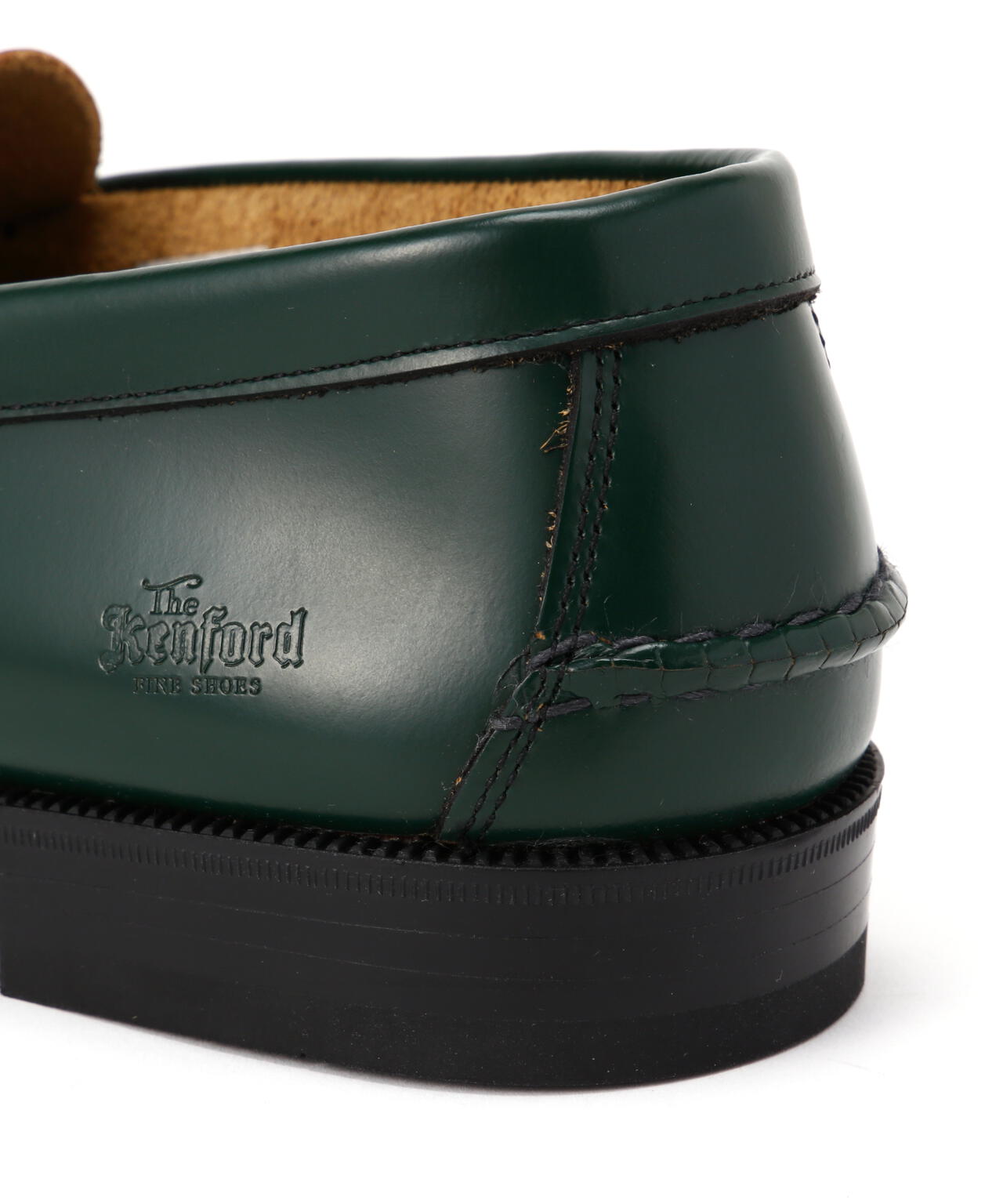 The Kenford Fineshoes/ケンフォードファインシューズ/COIN LOAFERS GREEN×RED