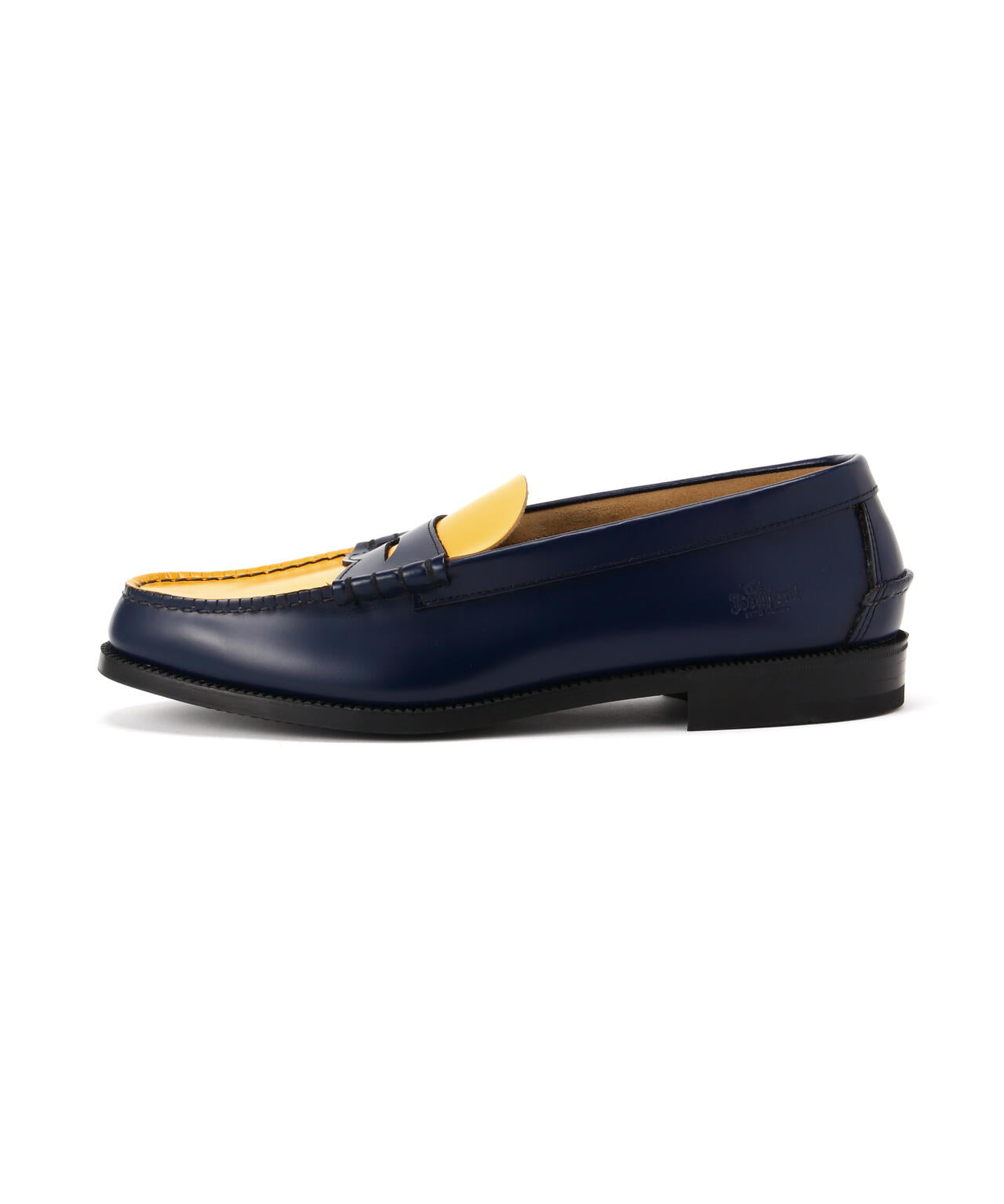 The Kenford Fineshoes/ケンフォードファインシューズ/COIN LOAFERS NAVY×YELLOW