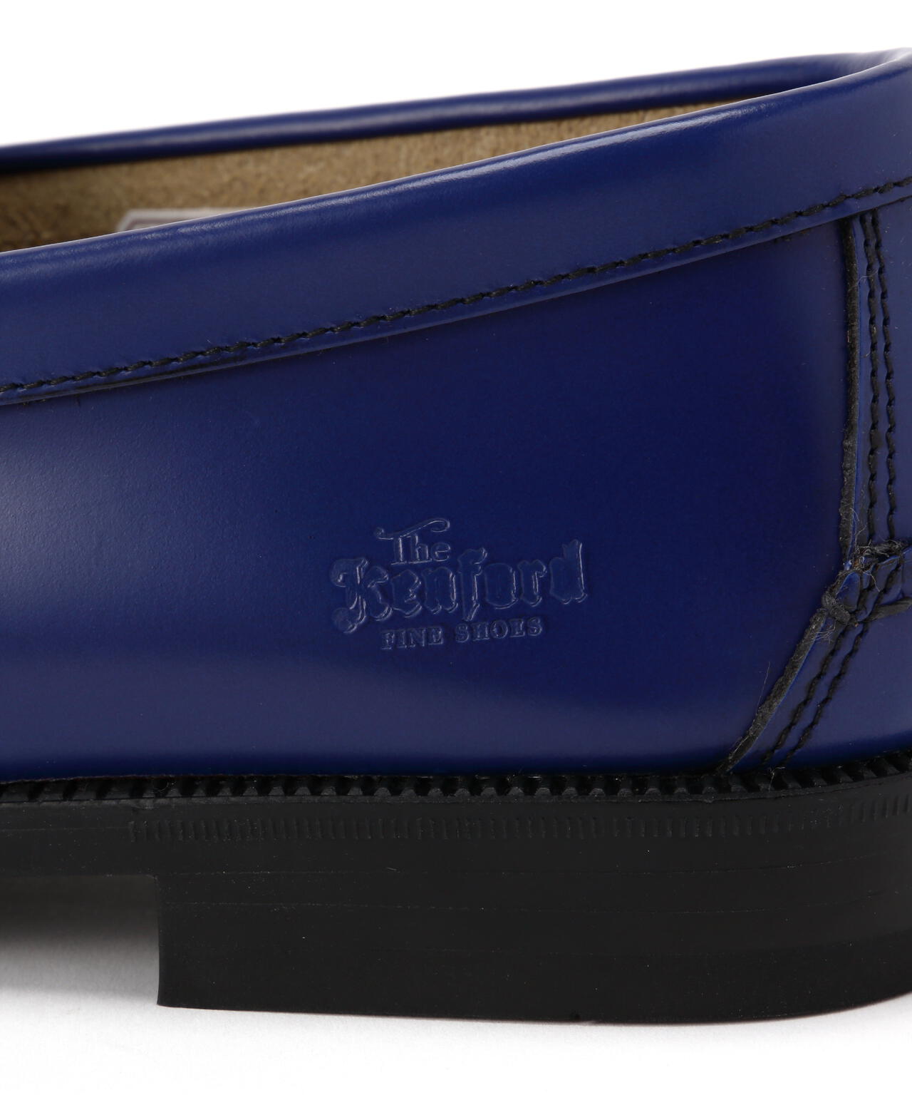 The Kenford Fineshoes/ケンフォードファインシューズ/COIN LOAFERS BLUE×ORANGE