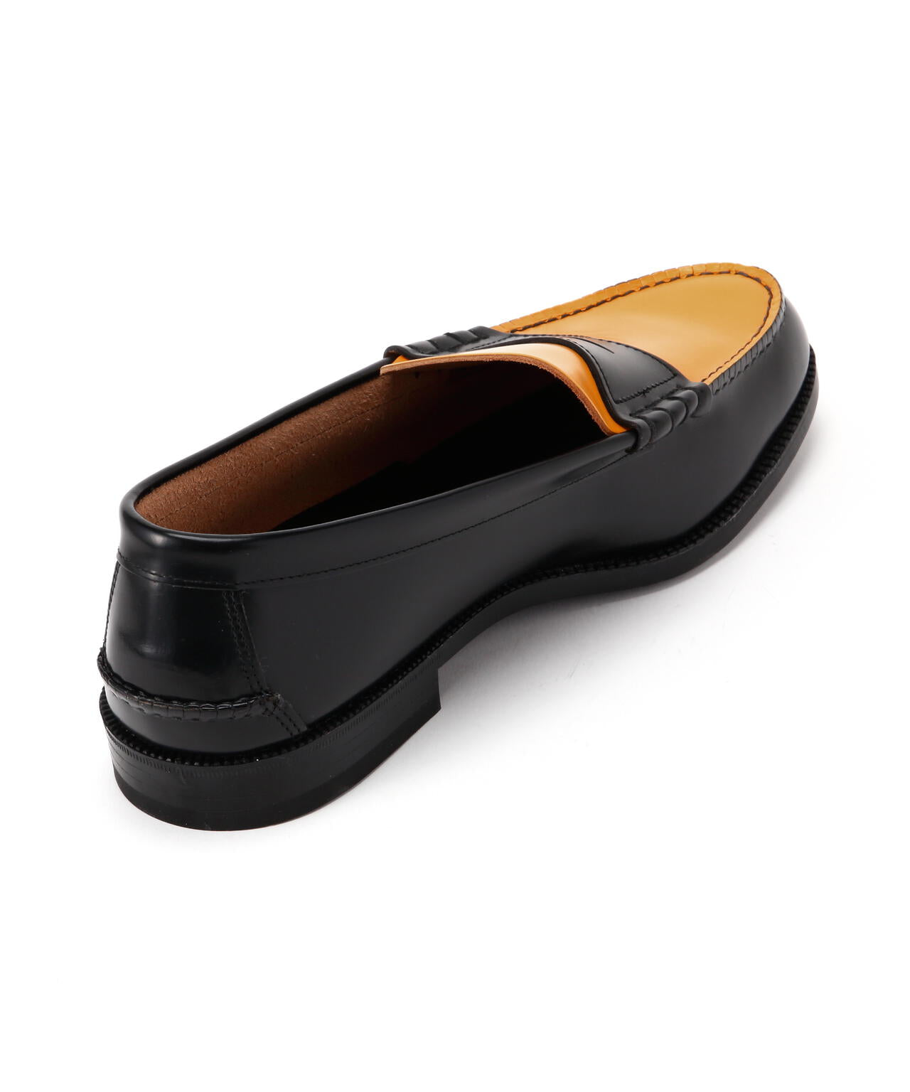 The Kenford Fineshoes/ケンフォードファインシューズ/COIN LOAFERS BLACK×YELLOW