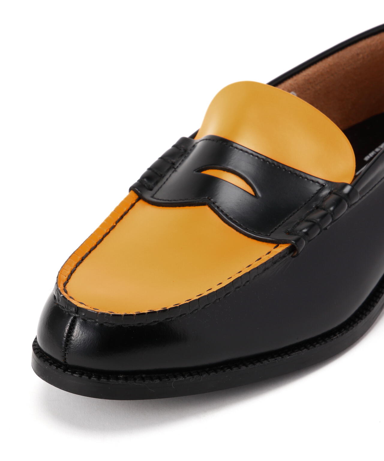 The Kenford Fineshoes/ケンフォードファインシューズ/COIN LOAFERS BLACK×YELLOW