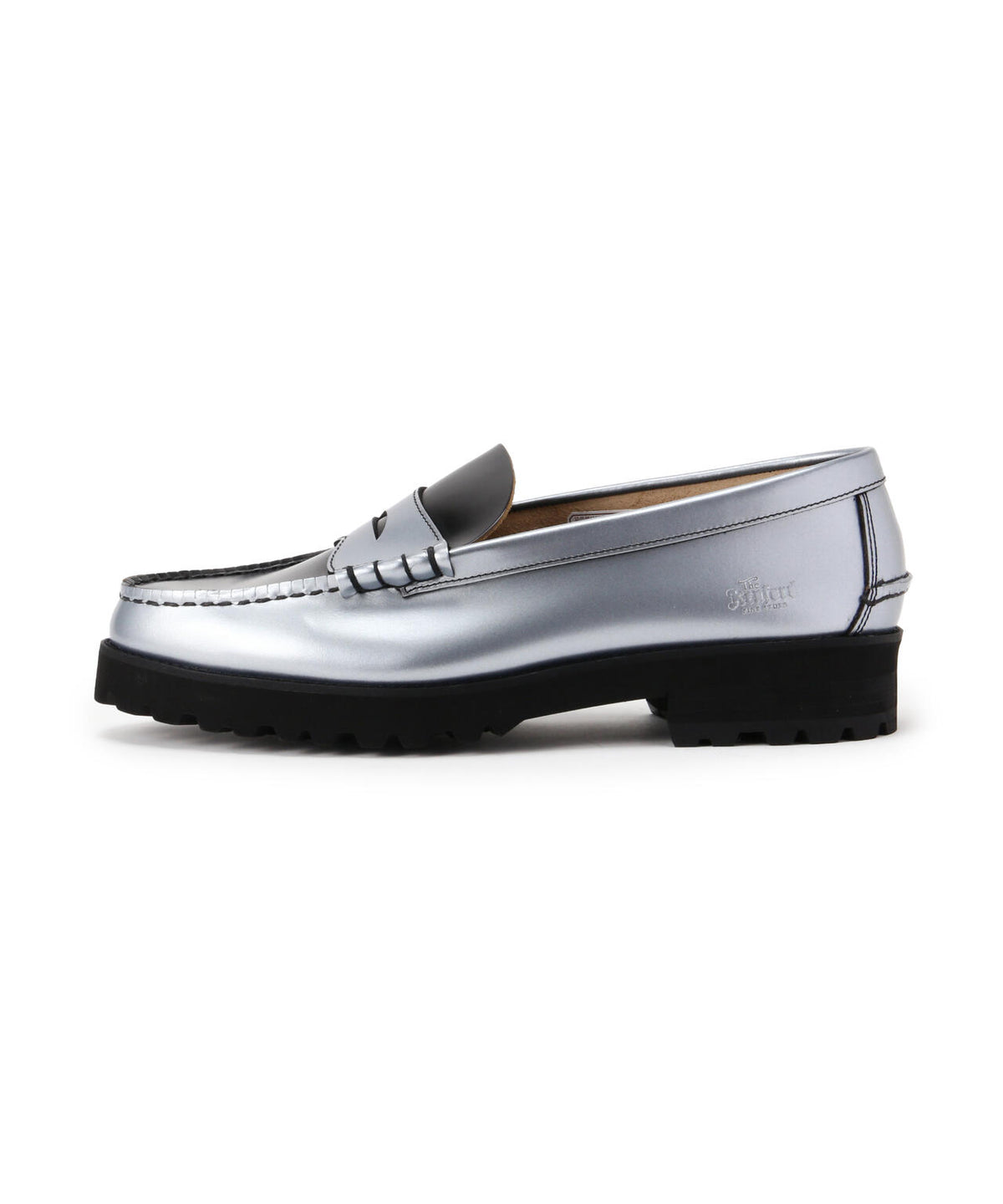The Kenford Fineshoes/ケンフォードファインシューズ/COIN LOAFERS SILVER×BLACK