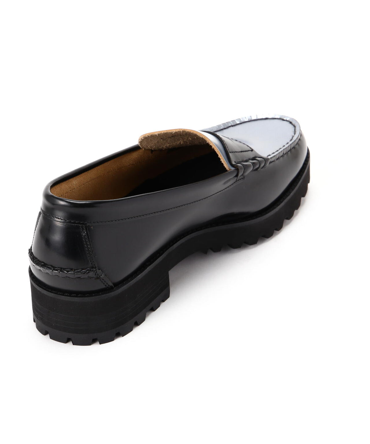 The Kenford Fineshoes/ケンフォードファインシューズ/COIN LOAFERS BLACK×SILVER