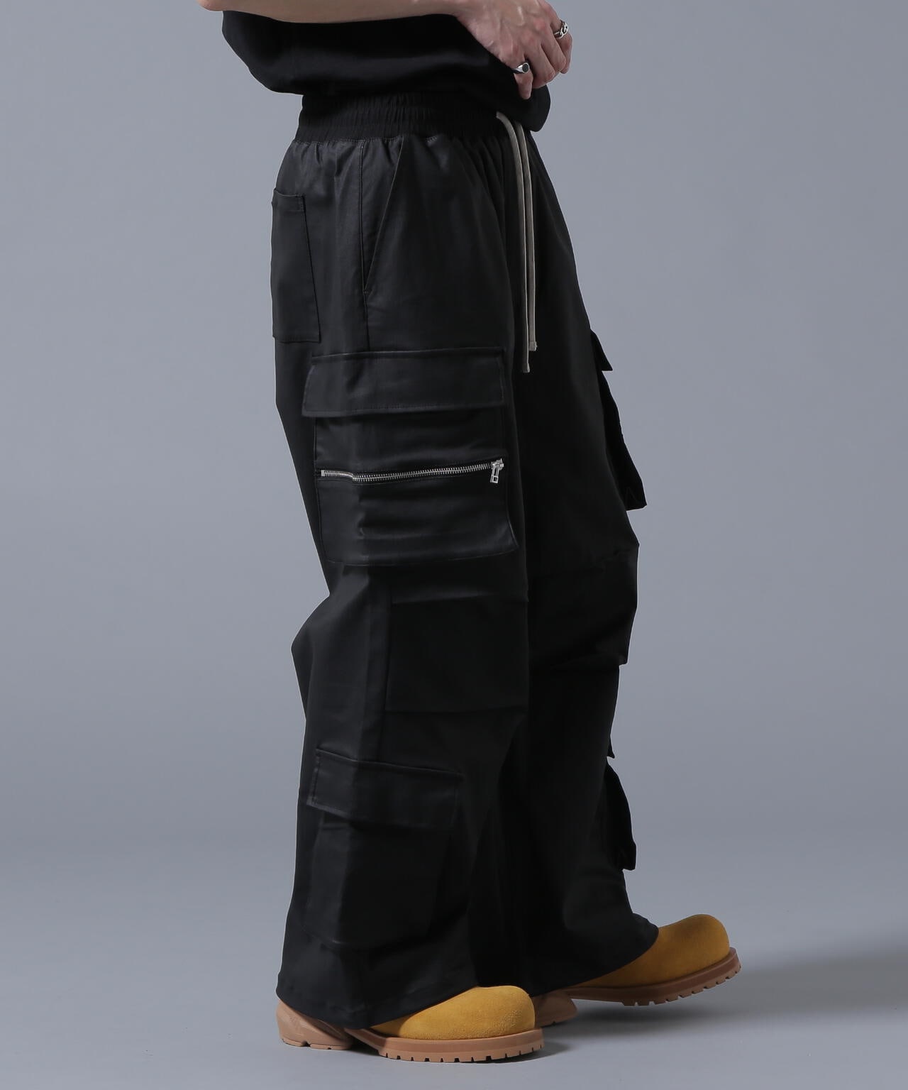 【WEB&DEPOT限定】DankeSchon/ダンケシェーン/COATING WIDE POCKET CARGO PANTS