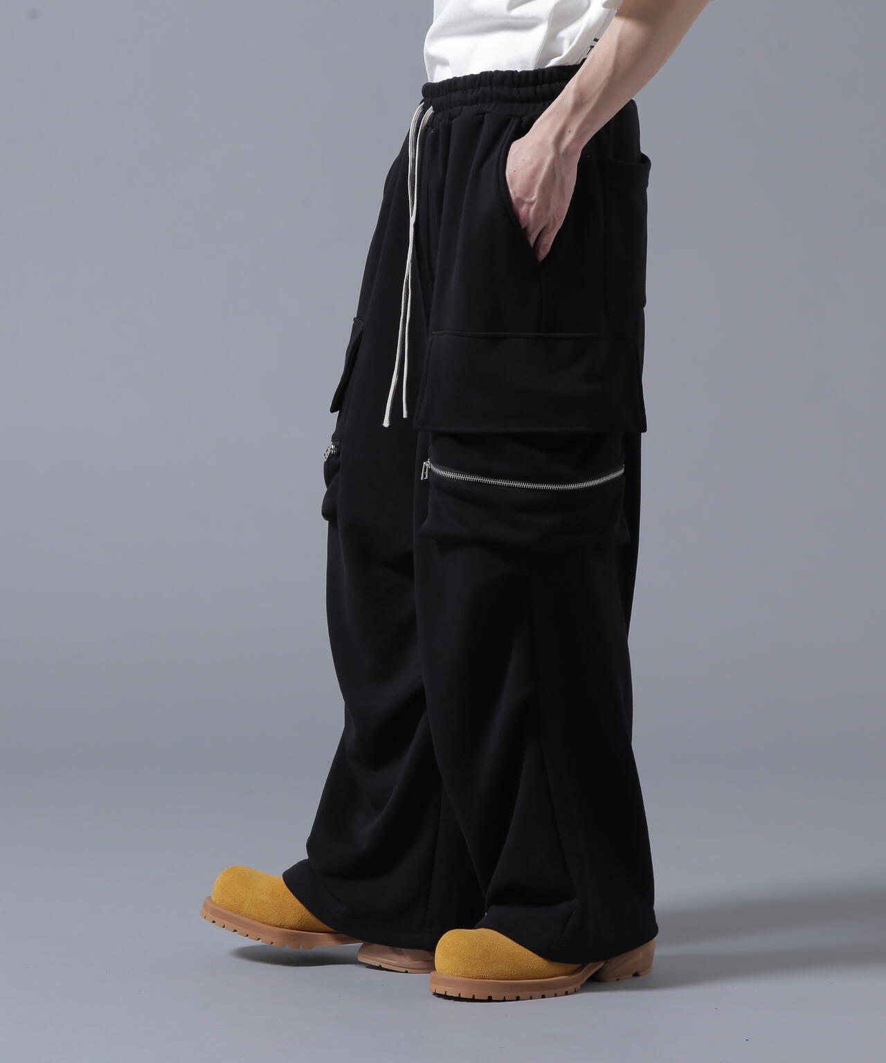 【WEB&DEPOT限定】DankeSchon/ダンケシェーン/SWEAT W-POCKET CARGO PANTS
