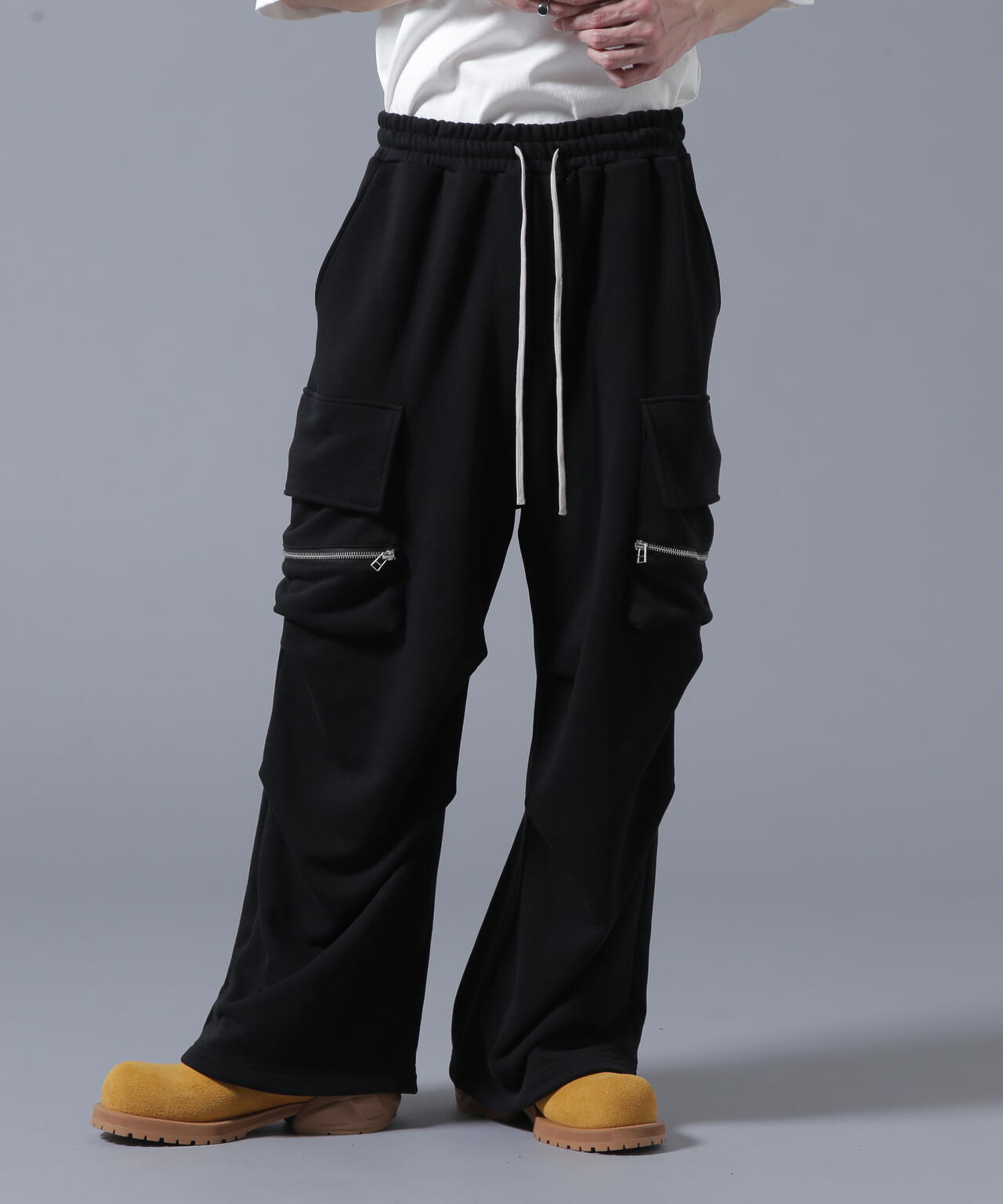【WEB&DEPOT限定】DankeSchon/ダンケシェーン/SWEAT W-POCKET CARGO PANTS