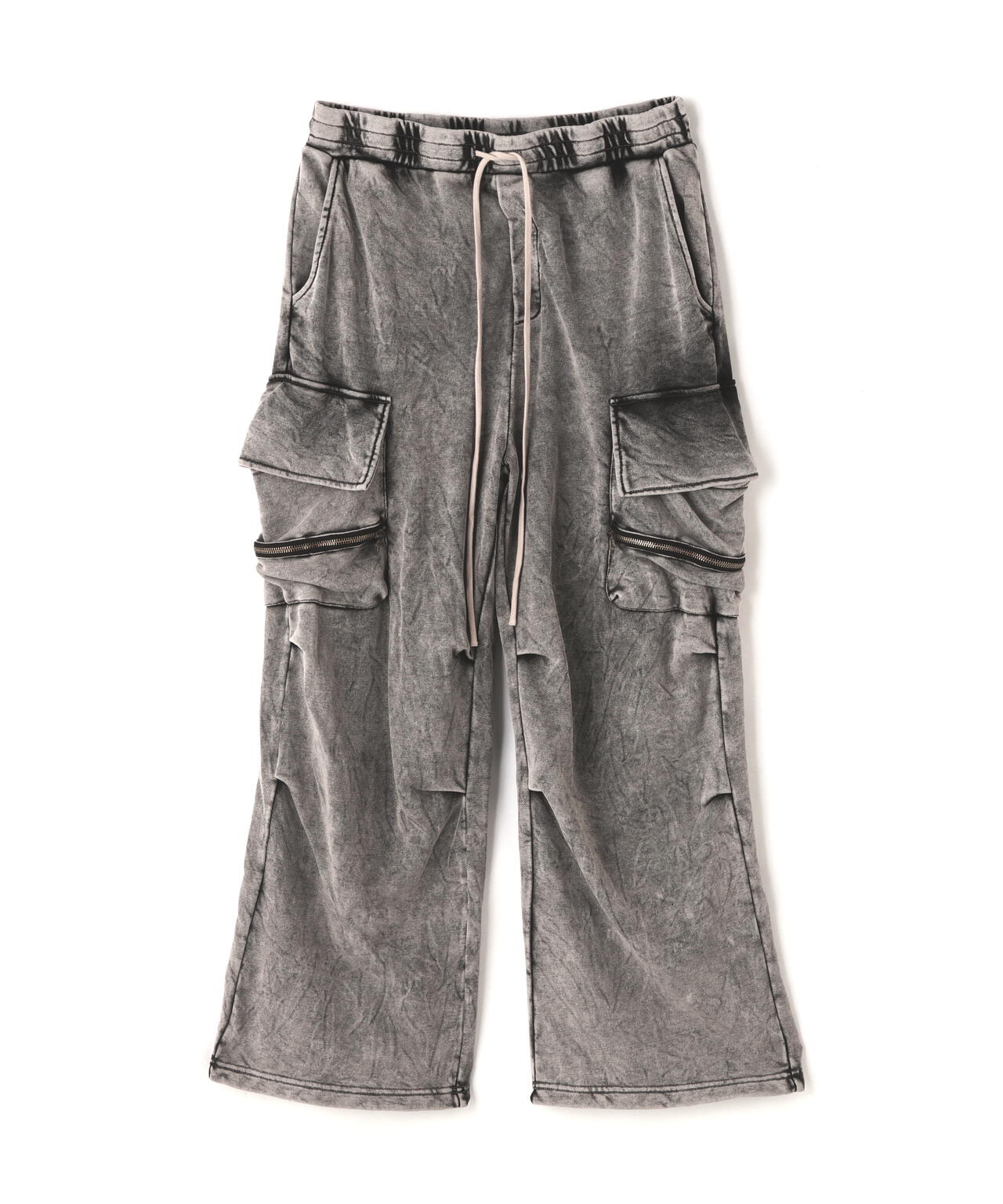 【WEB&DEPOT限定】DankeSchon/ダンケシェーン/SWEAT W-POCKET CARGO PANTS