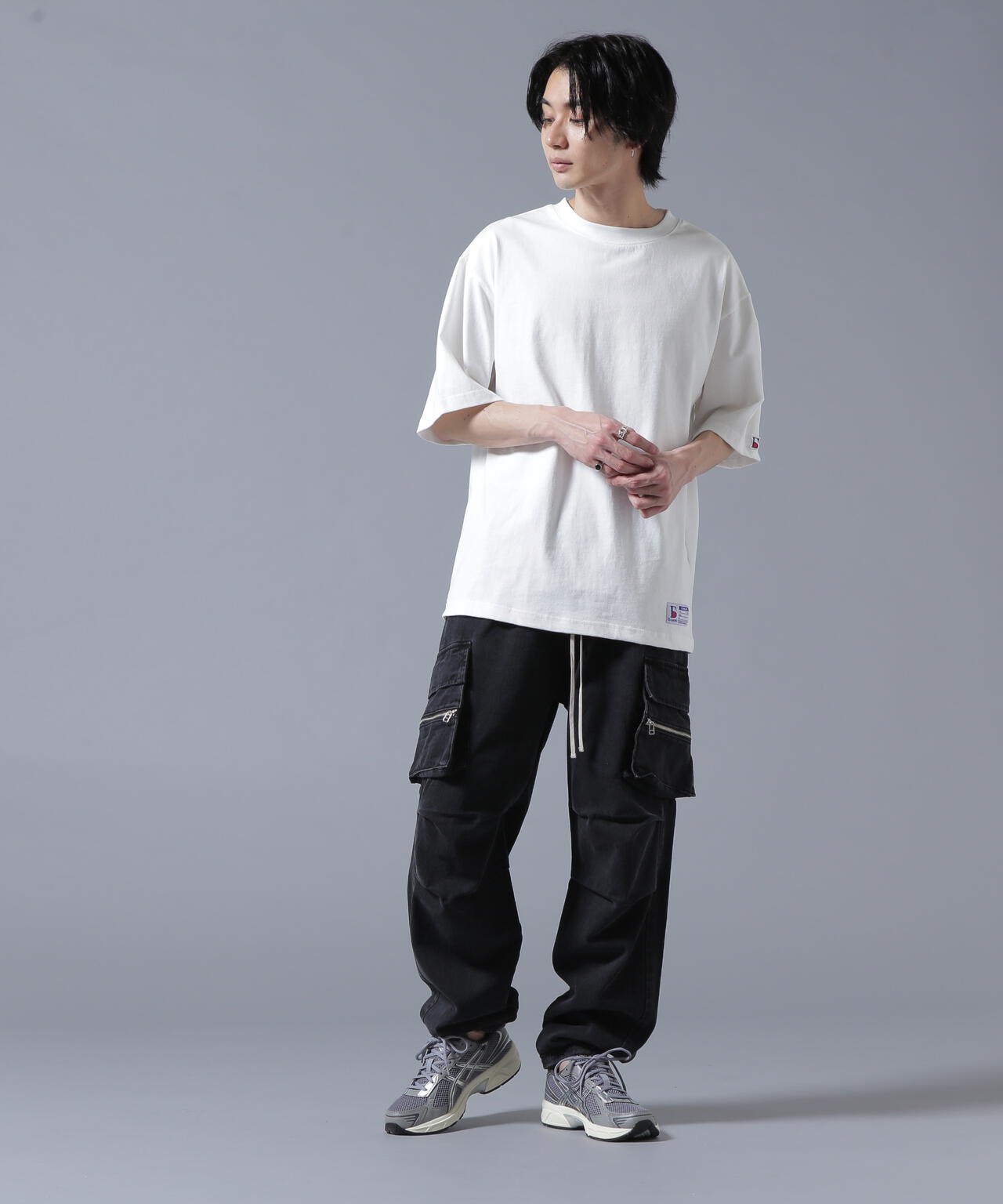 【WEB&DEPOT限定】DankeSchon/ダンケシェーン/DENIM ZIP-POCKET CARGO PANTS