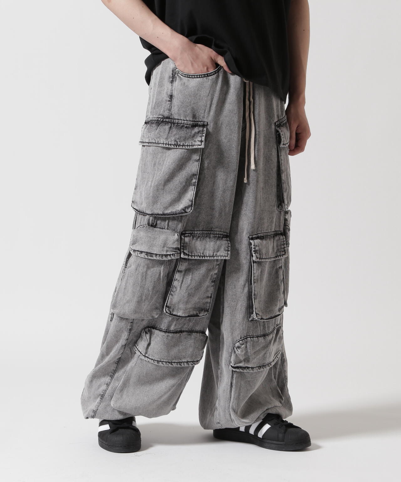 DankeSchon/ダンケシェーン/CEMICAL TENCEL CARGO PANTS