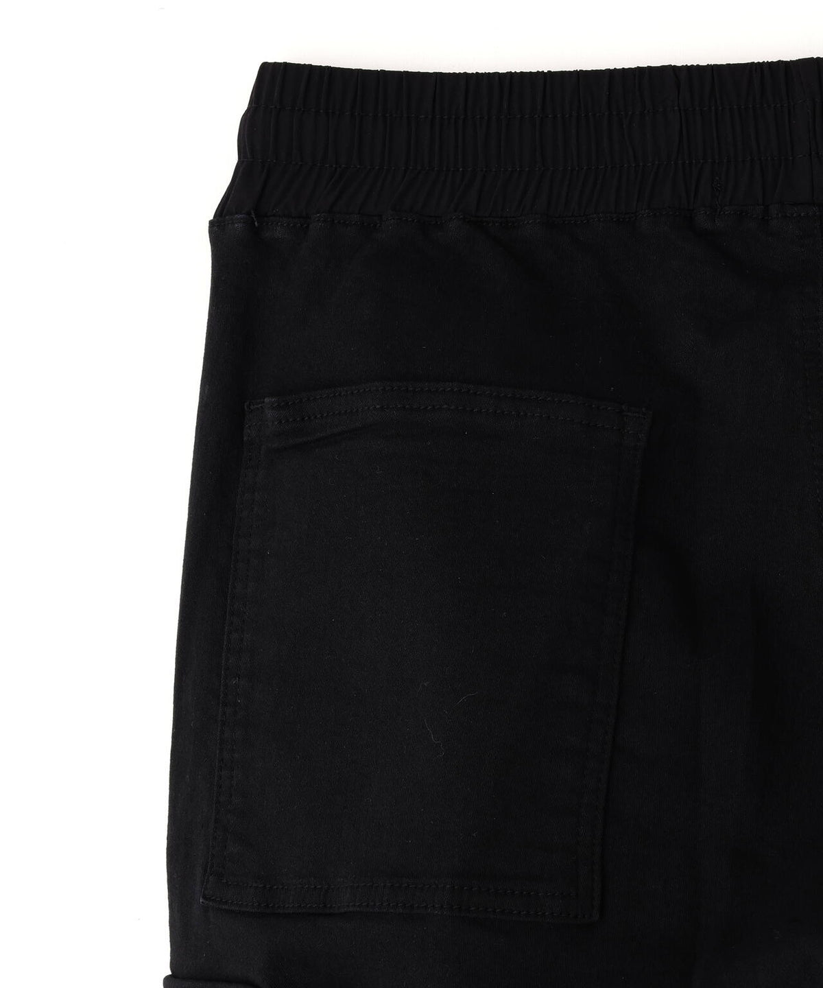 DankeSchon/ダンケシェーン/PREMIUM SUPER STRETCH TC BLACK FLAP ZIP CARGO PANTS