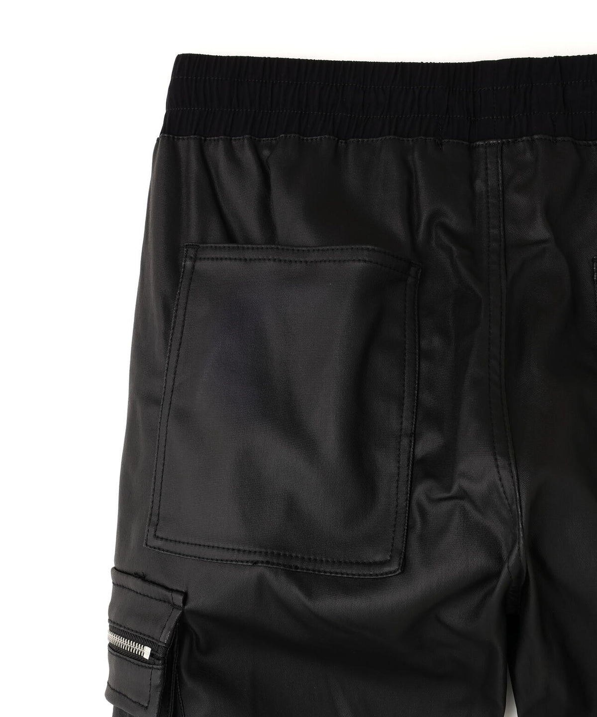 DankeSchon/ダンケシェーン/COATING FLAP ZIP POCKET PANTS