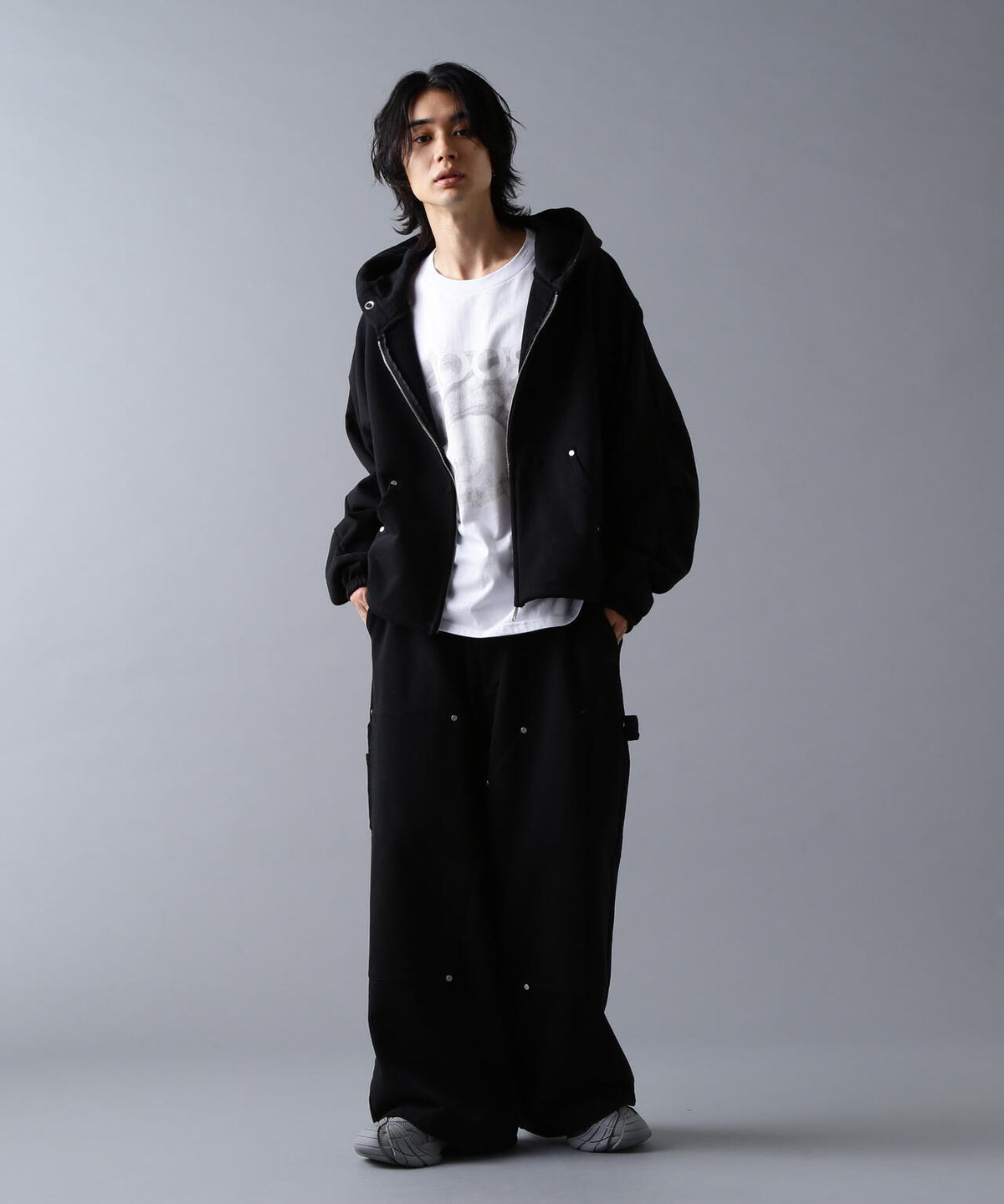 DankeSchon/ダンケシェーン/480HW SWEAT W-KNEE PAINTER PANTS