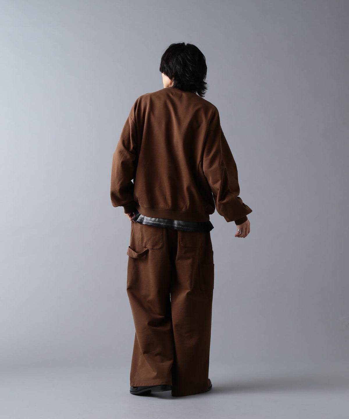 DankeSchon/ダンケシェーン/480HW SWEAT W-KNEE PAINTER PANTS