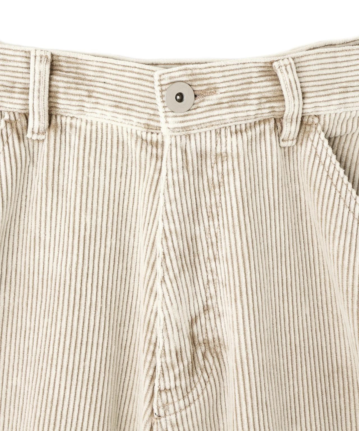 DankeSchon/ダンケシェーン/8WELL COURDUROY CHEMICAL W-KNEE PANTS