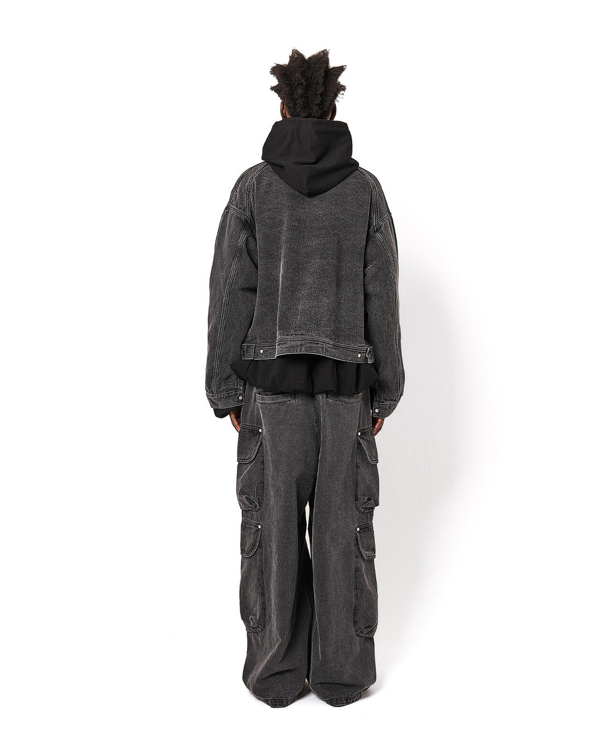 DankeSchon/ダンケシェーン/12OZ CHEMICAL DENIM CARGO PANTS
