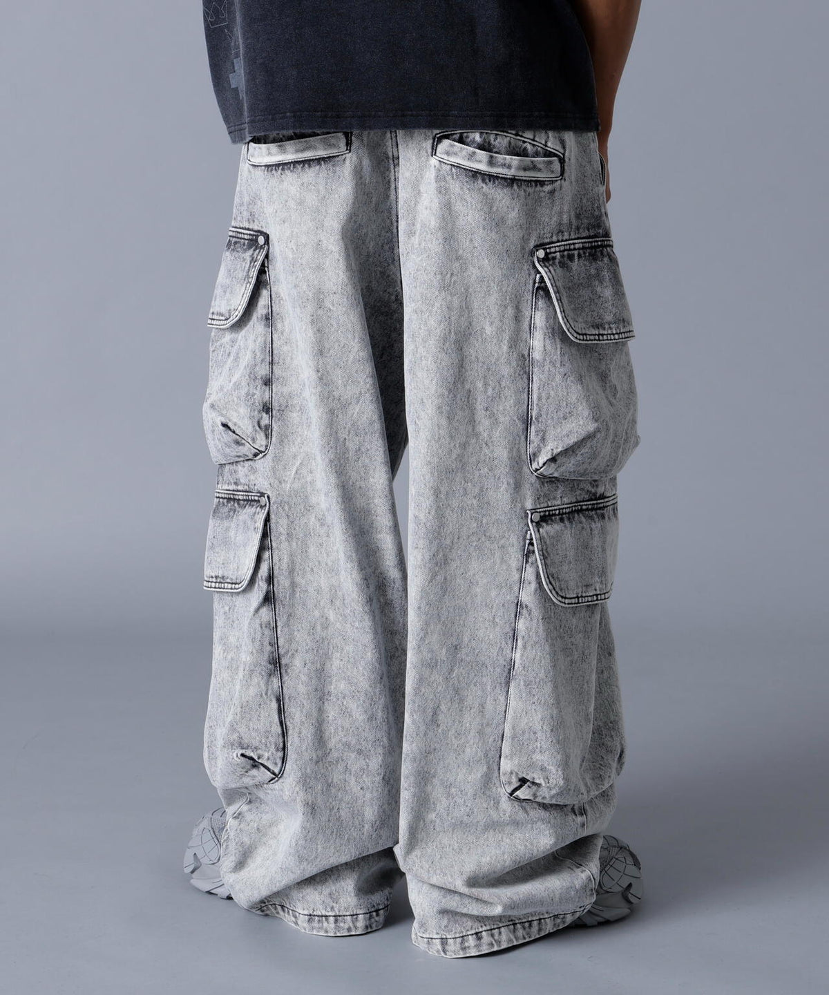 DankeSchon/ダンケシェーン/12OZ CHEMICAL DENIM CARGO PANTS