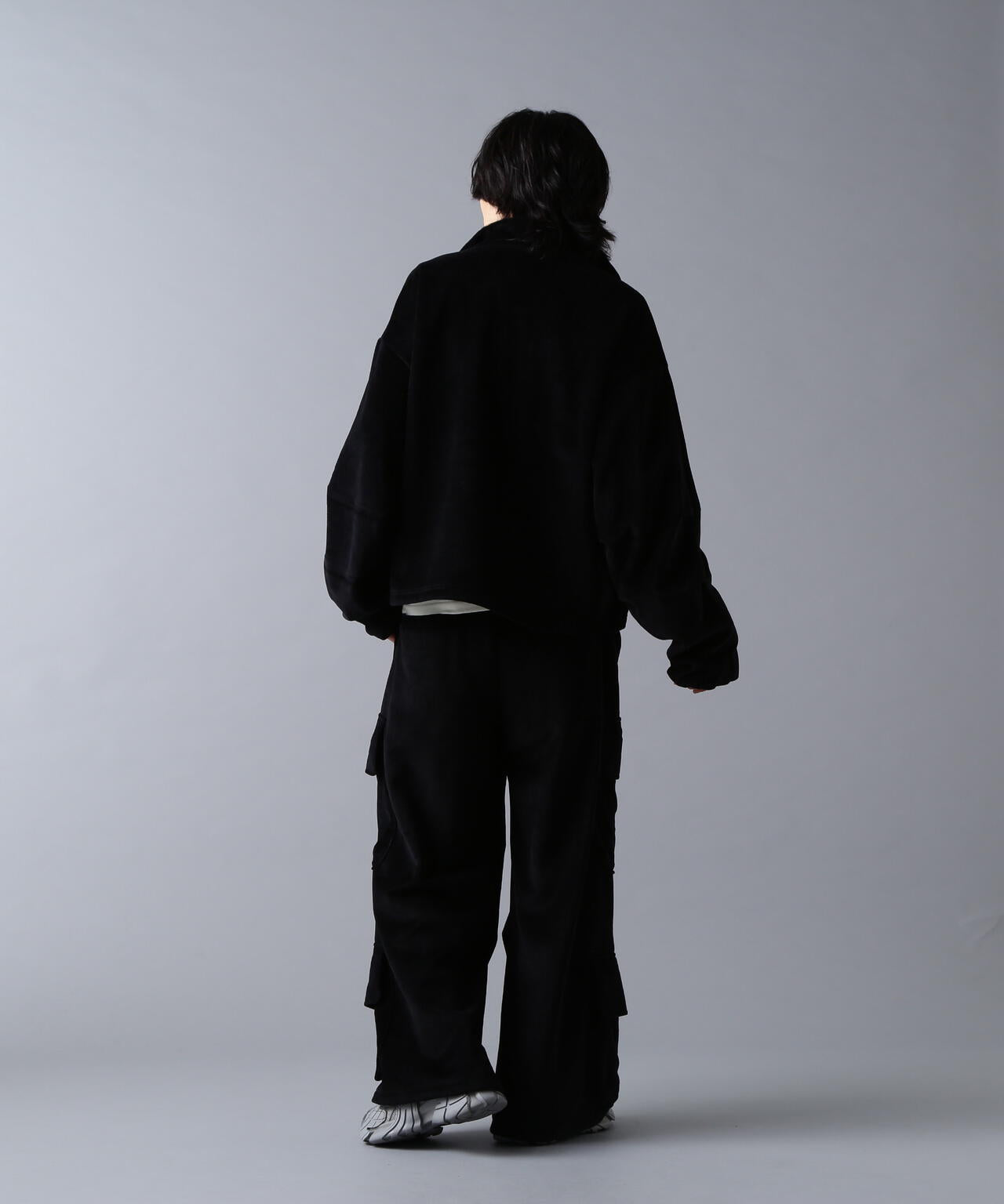 DankeSchon/ダンケシェーン/WFACE VELOUR FLARE CARGO PANTS