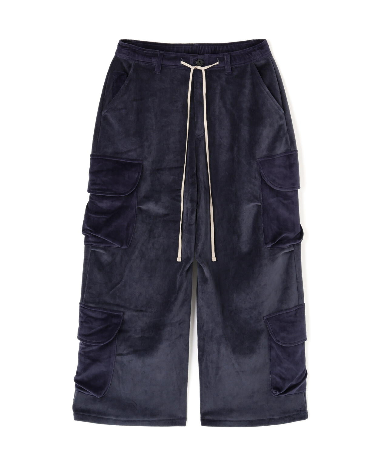 DankeSchon/ダンケシェーン/WFACE VELOUR FLARE CARGO PANTS