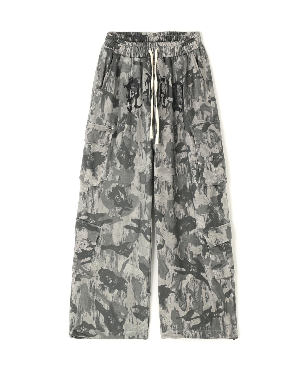 NOT4NERD/ノットフォーナード/CAMO MULTI CARGO SWEAT PANTS