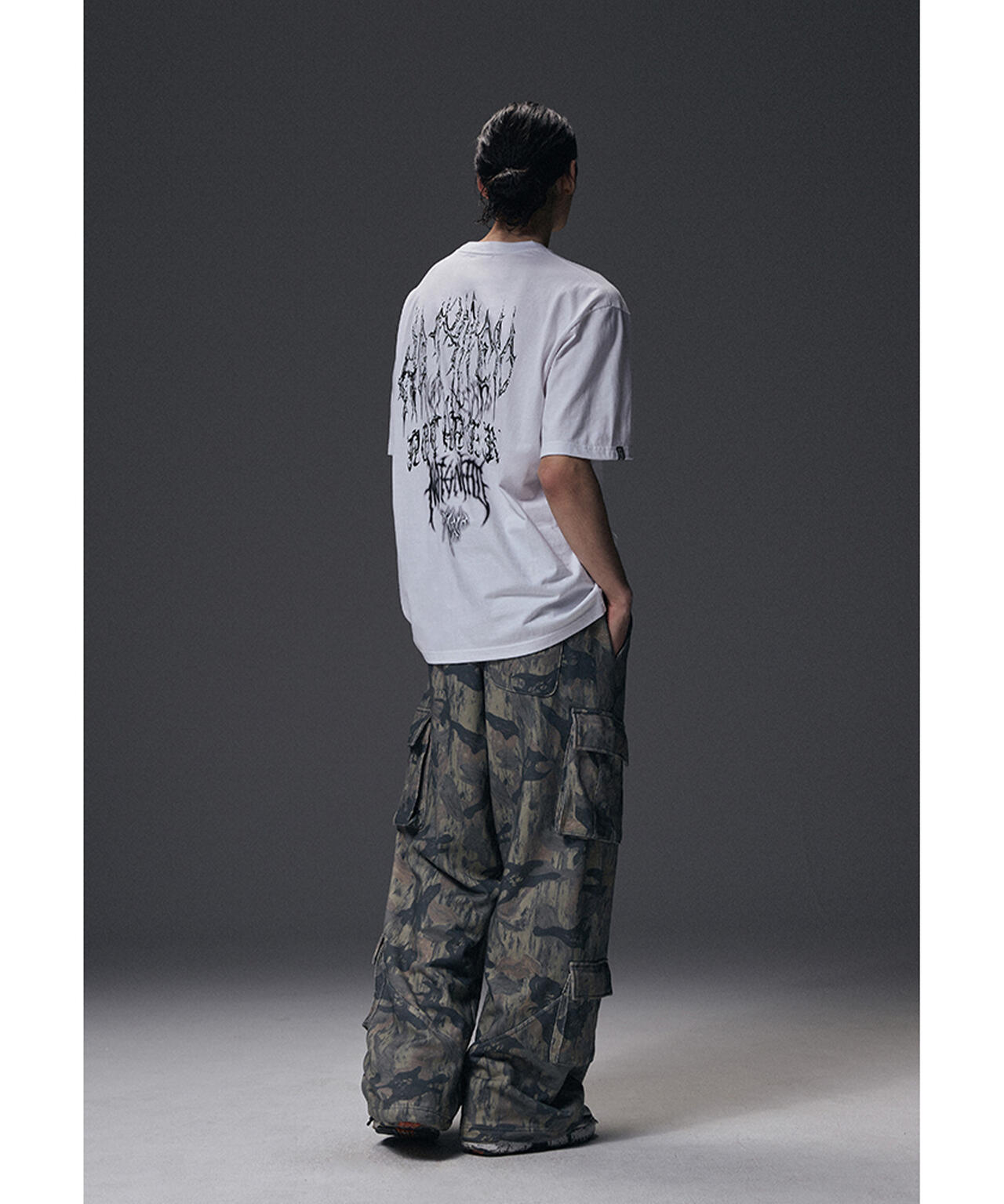 NOT4NERD/ノットフォーナード/CAMO MULTI CARGO SWEAT PANTS