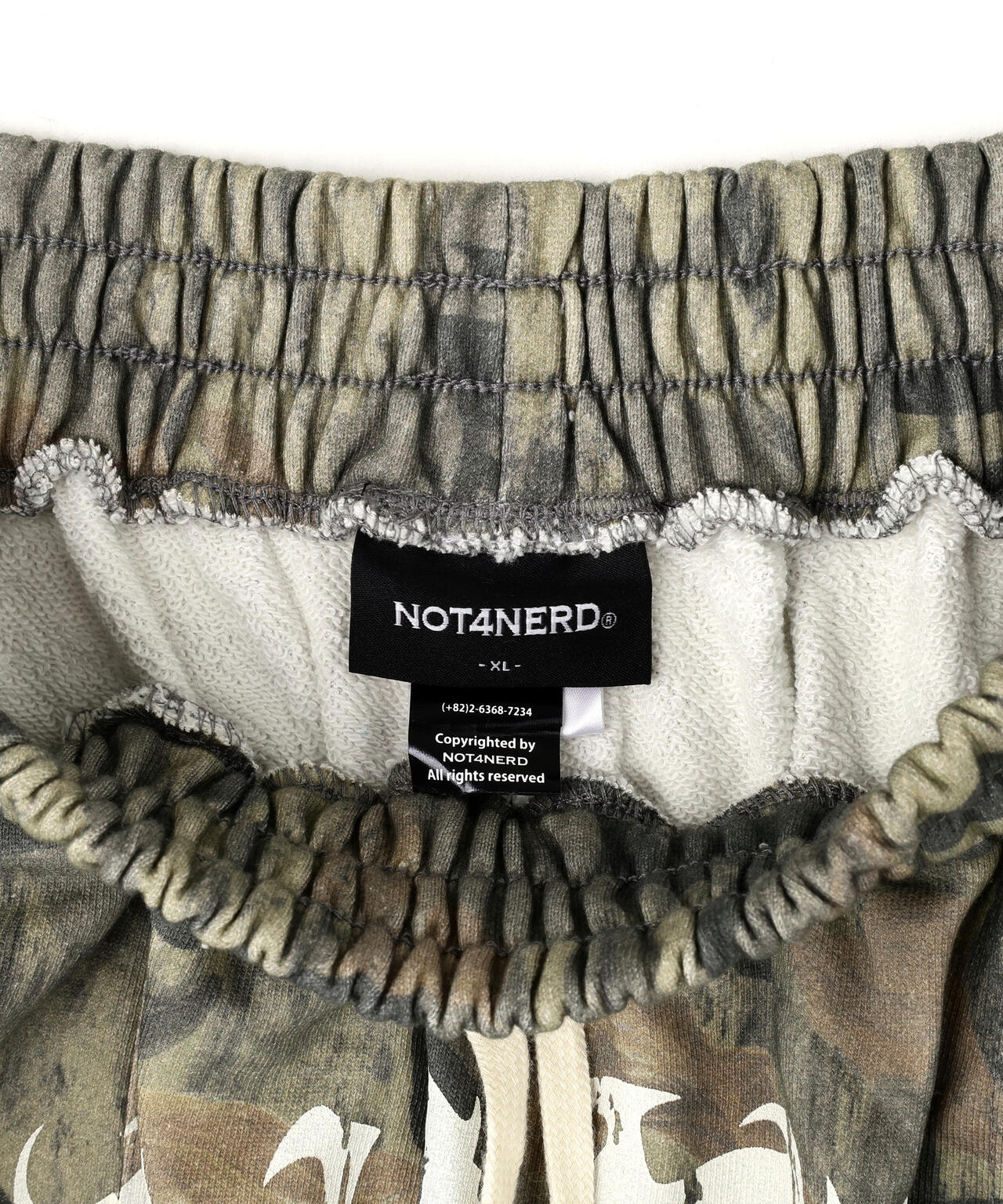 NOT4NERD/ノットフォーナード/CAMO MULTI CARGO SWEAT PANTS