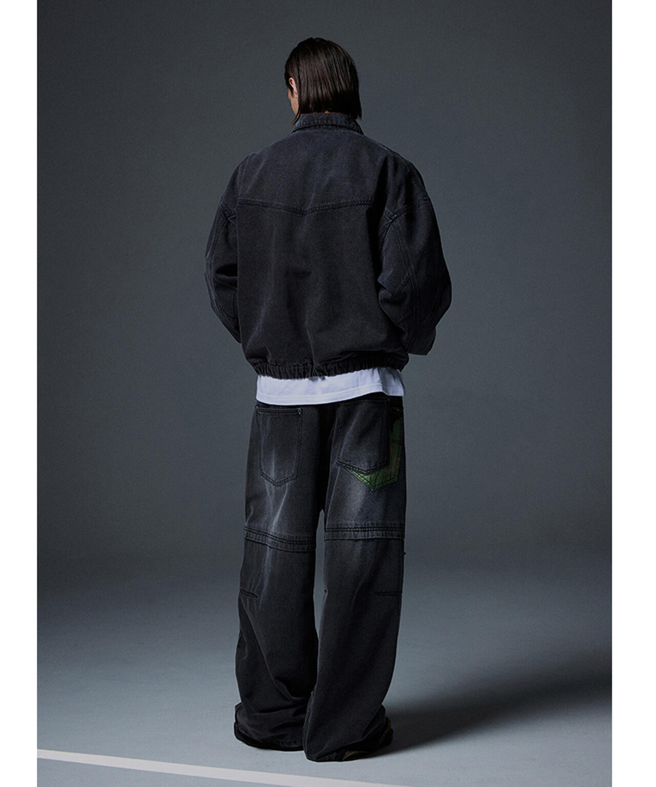 NOT4NERD/ノットフォーナード/CAMO PATCHWORK DENIM PANTS