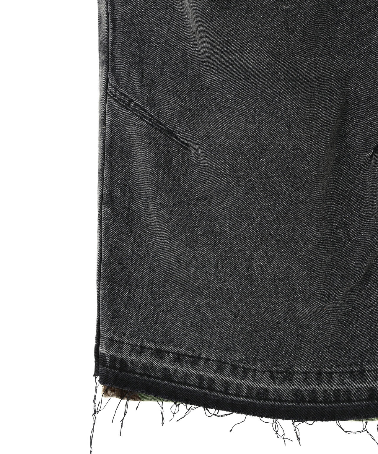 NOT4NERD/ノットフォーナード/CAMO PATCHWORK DENIM PANTS