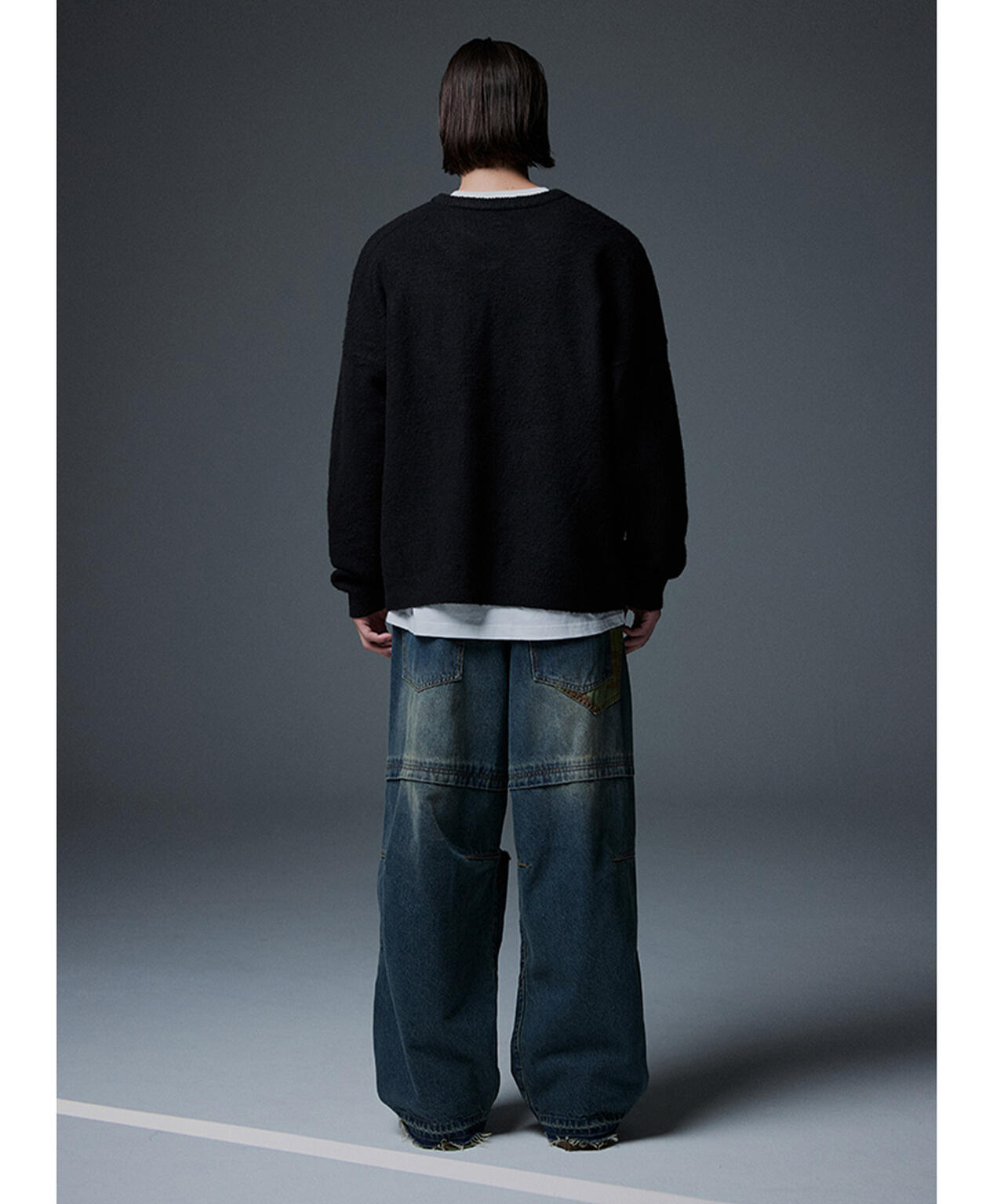 NOT4NERD/ノットフォーナード/CAMO PATCHWORK DENIM PANTS