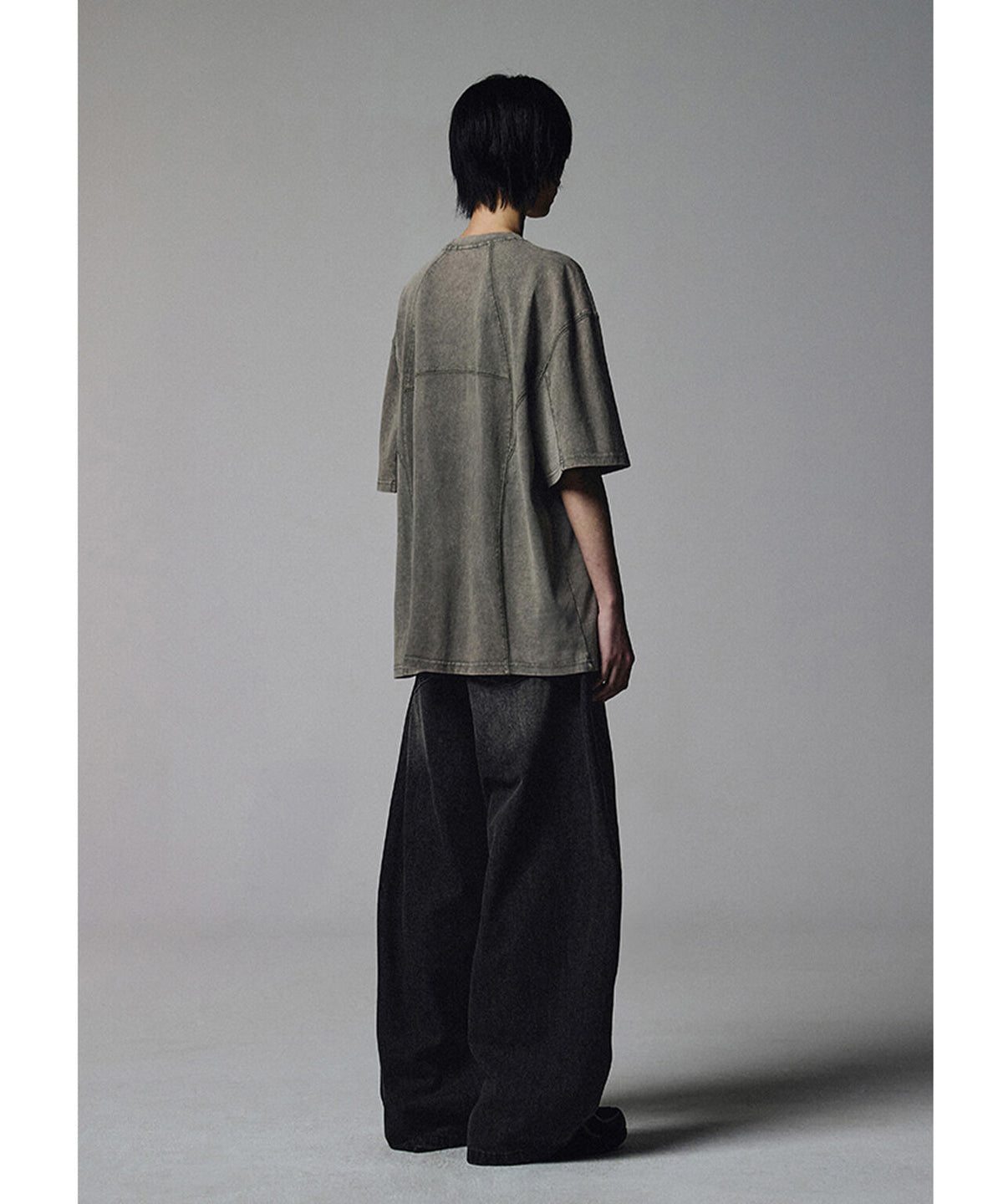 NOT4NERD/ノットフォーナード/LINEN CURVED WIDE PANTS