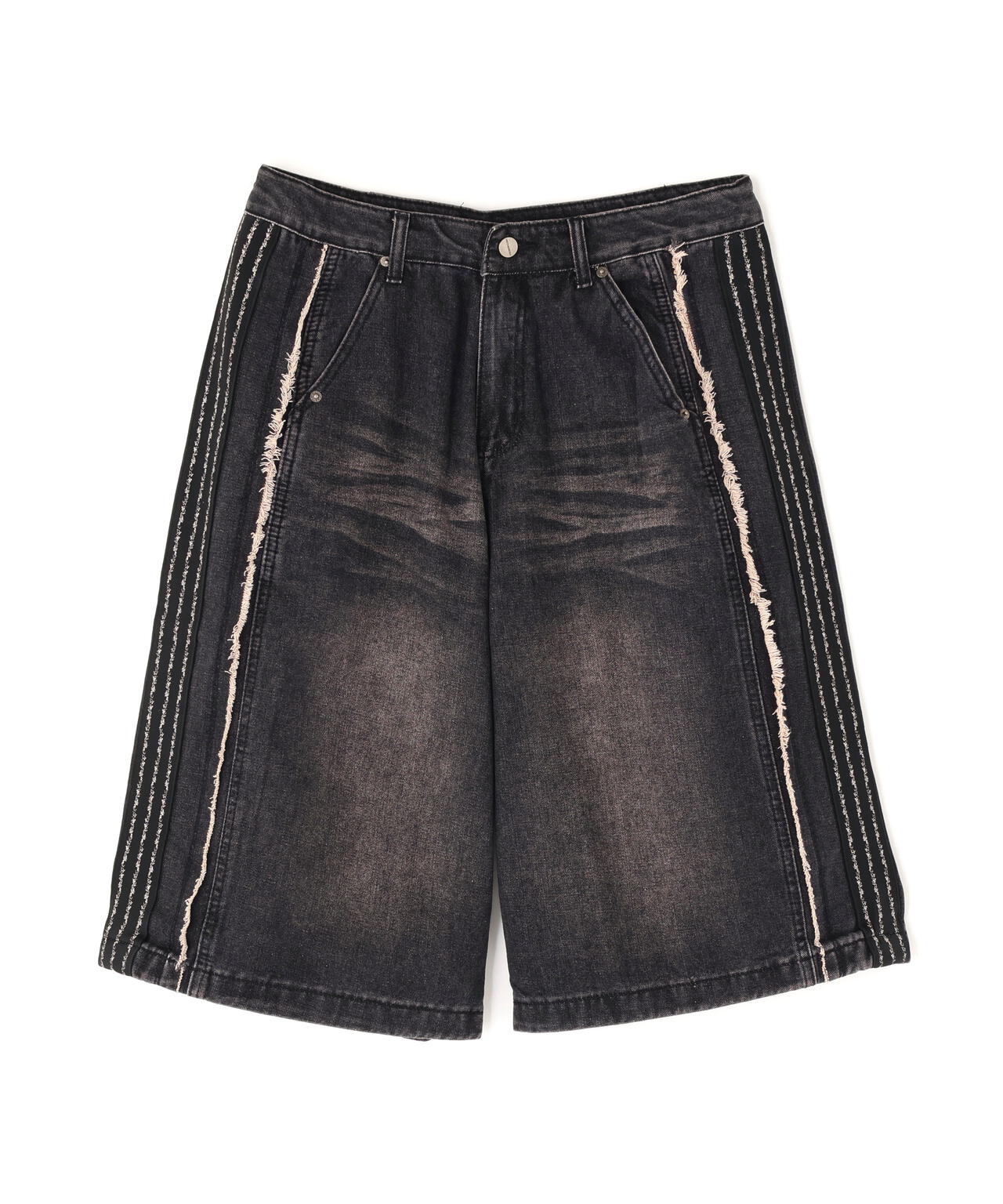 NOT4NERD/ノットフォーナード/THORNS LINE CUT OFF SHORTS