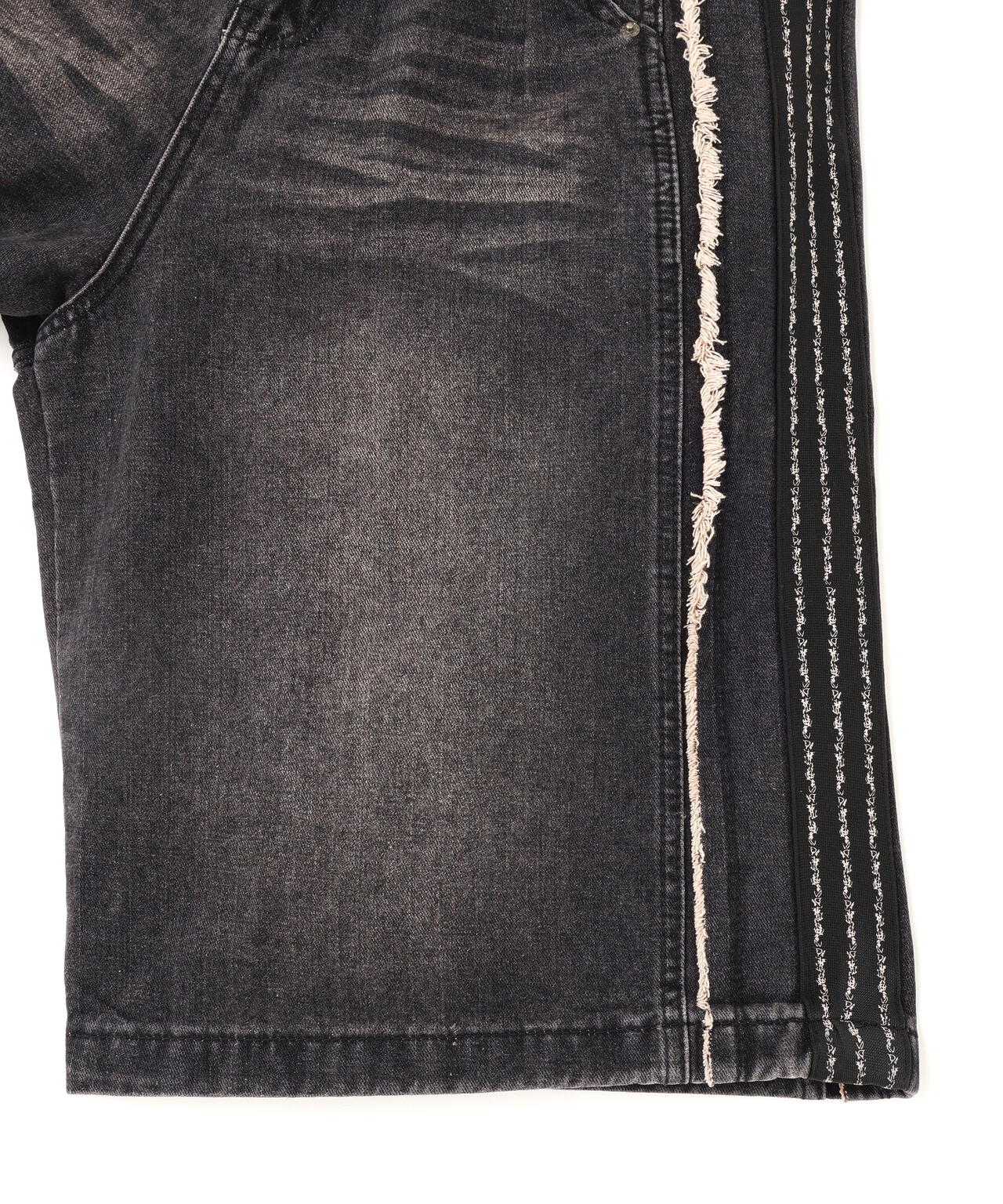 NOT4NERD/ノットフォーナード/THORNS LINE CUT OFF SHORTS