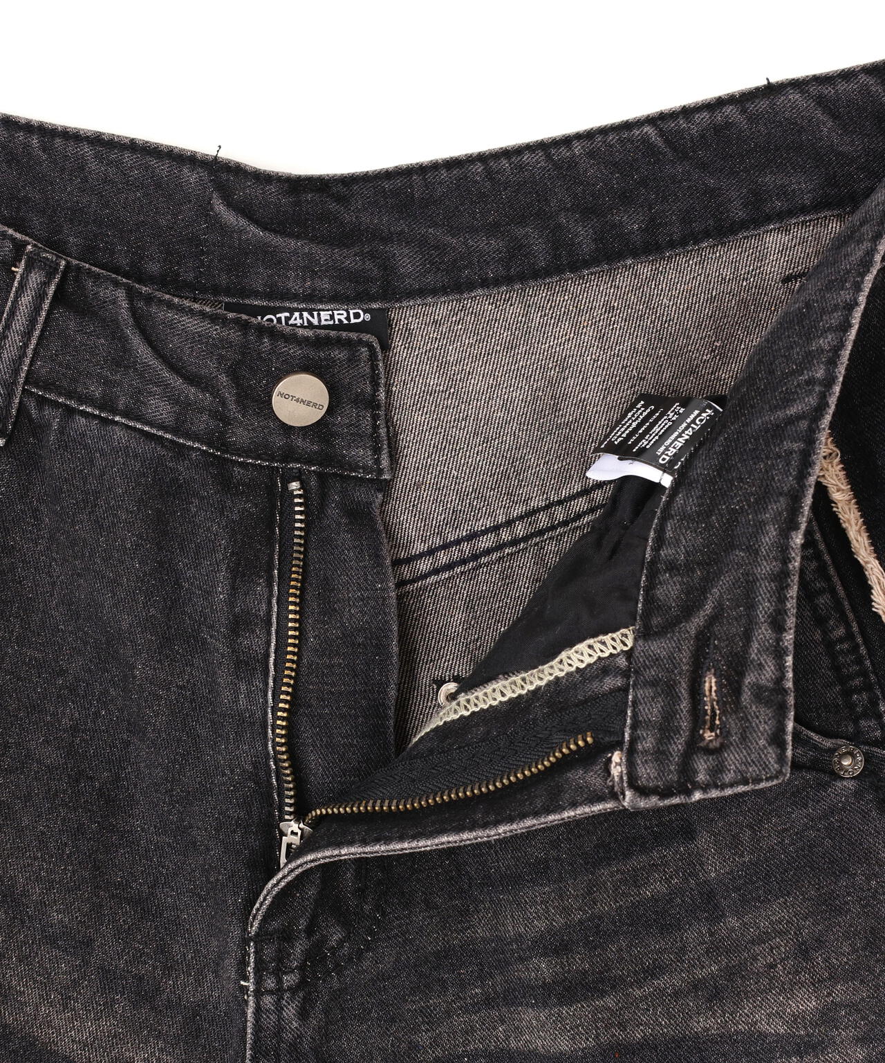 NOT4NERD/ノットフォーナード/THORNS LINE CUT OFF SHORTS